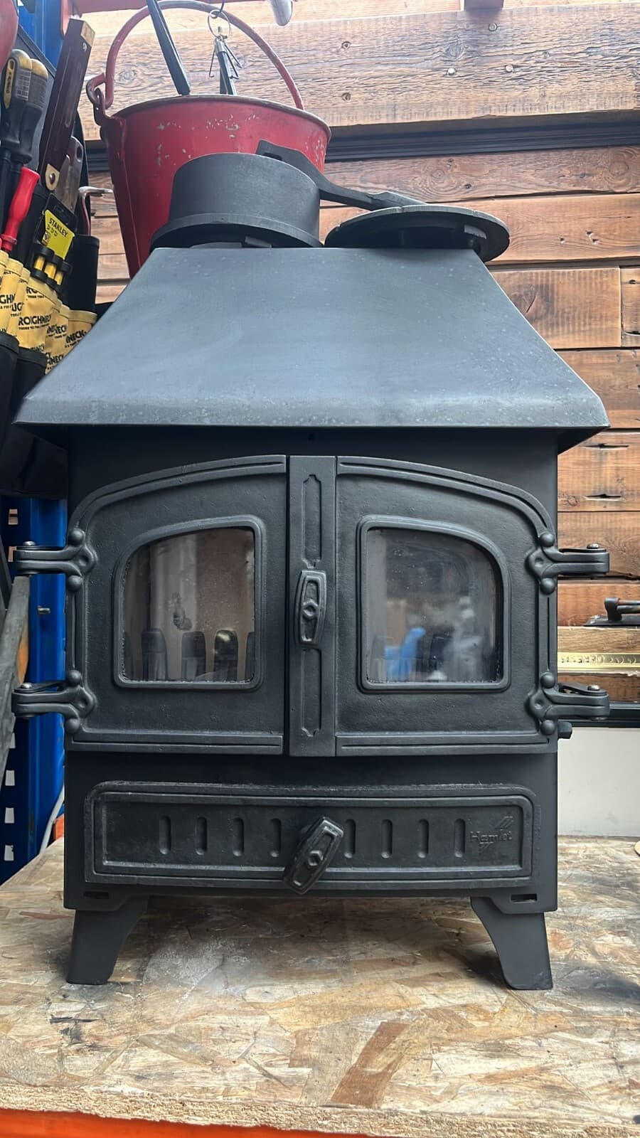 Aarrow Hamlet 5kw Stove, MULTIFUEL, (log,wood+burner), ๐๐๐ โ view 3