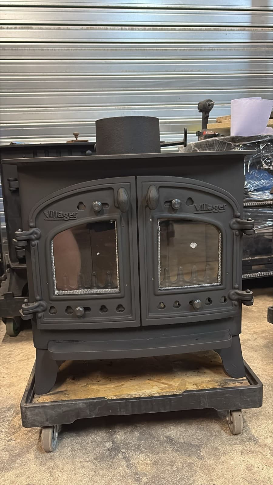 Villager Flatmate Stove, 7kW, WOOD BURNING STOVE (log,wood+burner), ๐๐๐ โ view 2