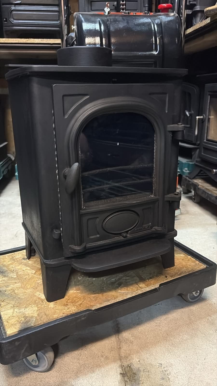 🔥 RESTORED “STOVAX STOCKTON 4 4KW Multifuel DEFRA stove Wood Log Burner 🔥 — view 3