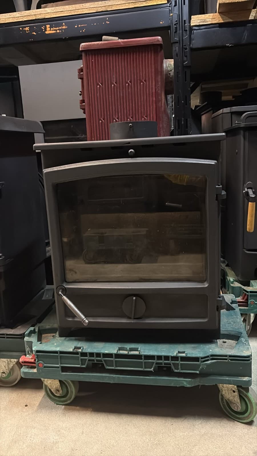 Fireline FX Wide Screen 5kW Multi-Fuel Stove (log,wood+burner), , ๐๐๐ โ view 5