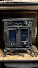Vintage Country Kiln Cast Iron STOVE 6KW MULTIFUEL, FIRE, BURNER DEFRA, 🚚🚚