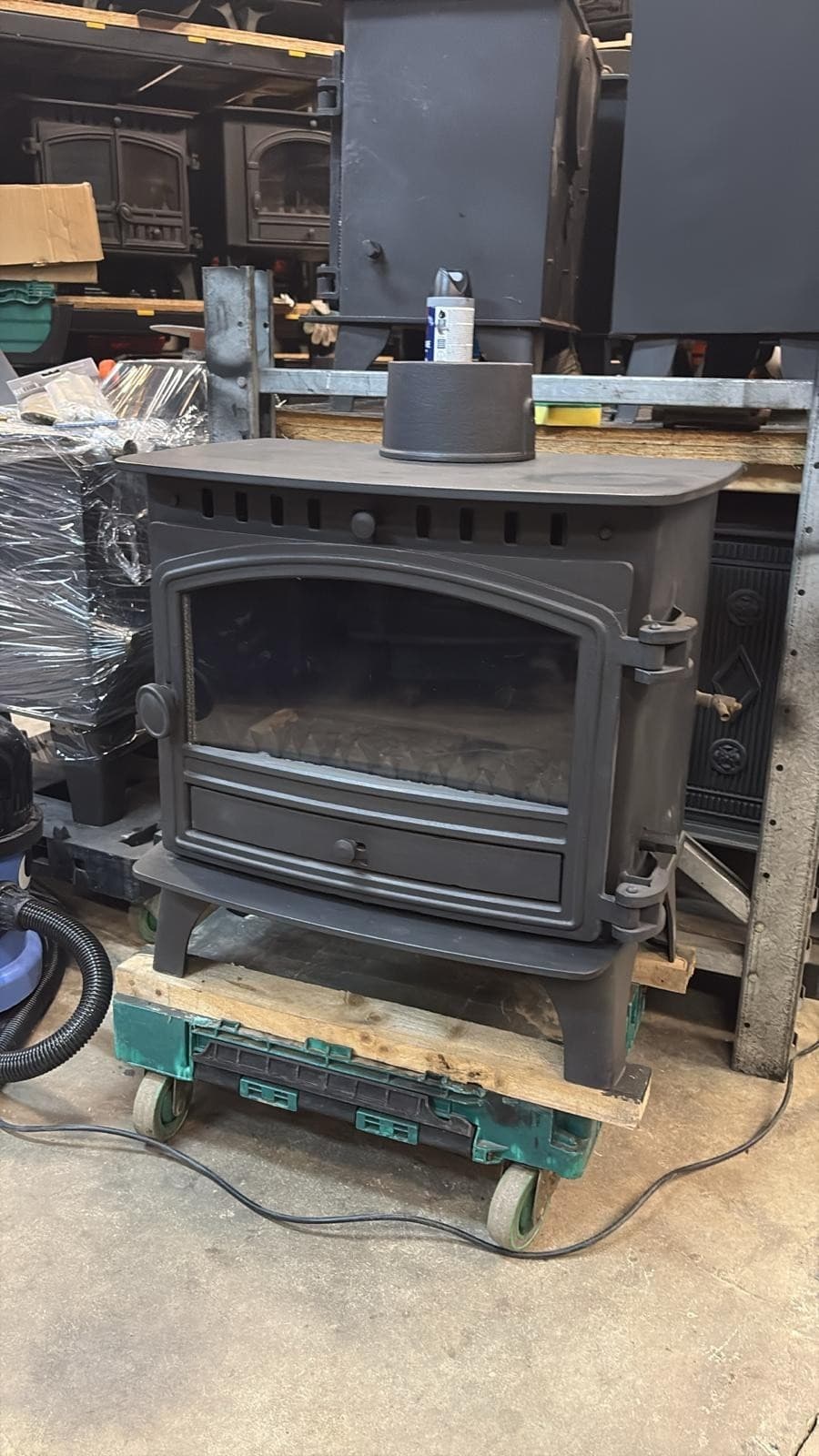 Hunter Herald 8 Stove 8kw, BOILER, MULTIFUEL, (log,wood+burner), , 🚚🚚🚚 — view 2