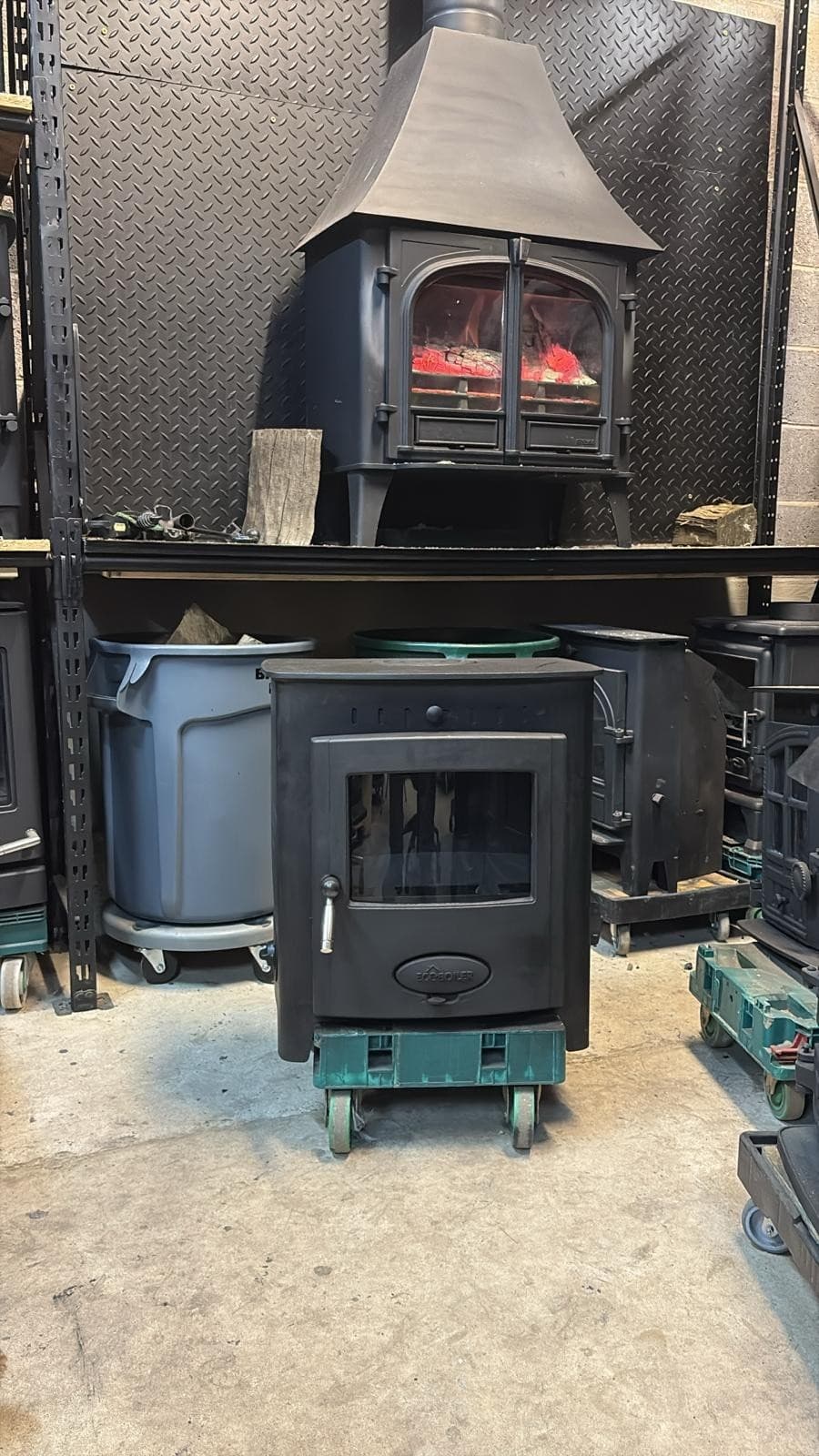 Arada Stratford Ecoboiler EB12HE multifuel Stove COAL(log,wood+burner), DEFRA, — view 5