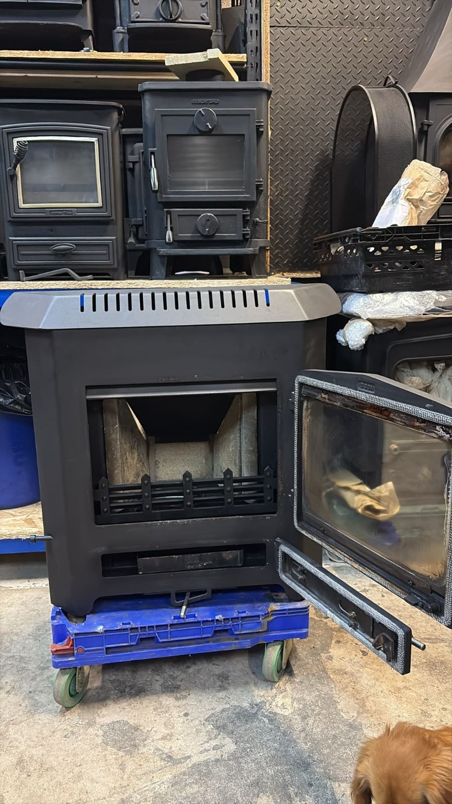 WOODWARM FIREVIEW Inset Stove 5Kw, Multifuel DELIVERY LOGBURNER WOODBURNER — view 5