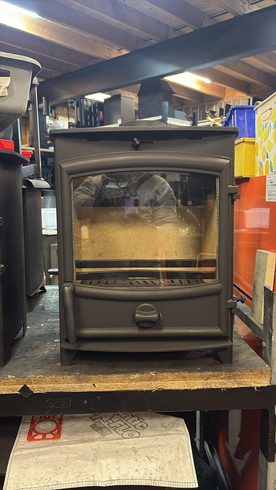 Fireline FX5W Wide Screen 5kW Multi-Fuel Stove (log,wood+burner), , ๐๐๐