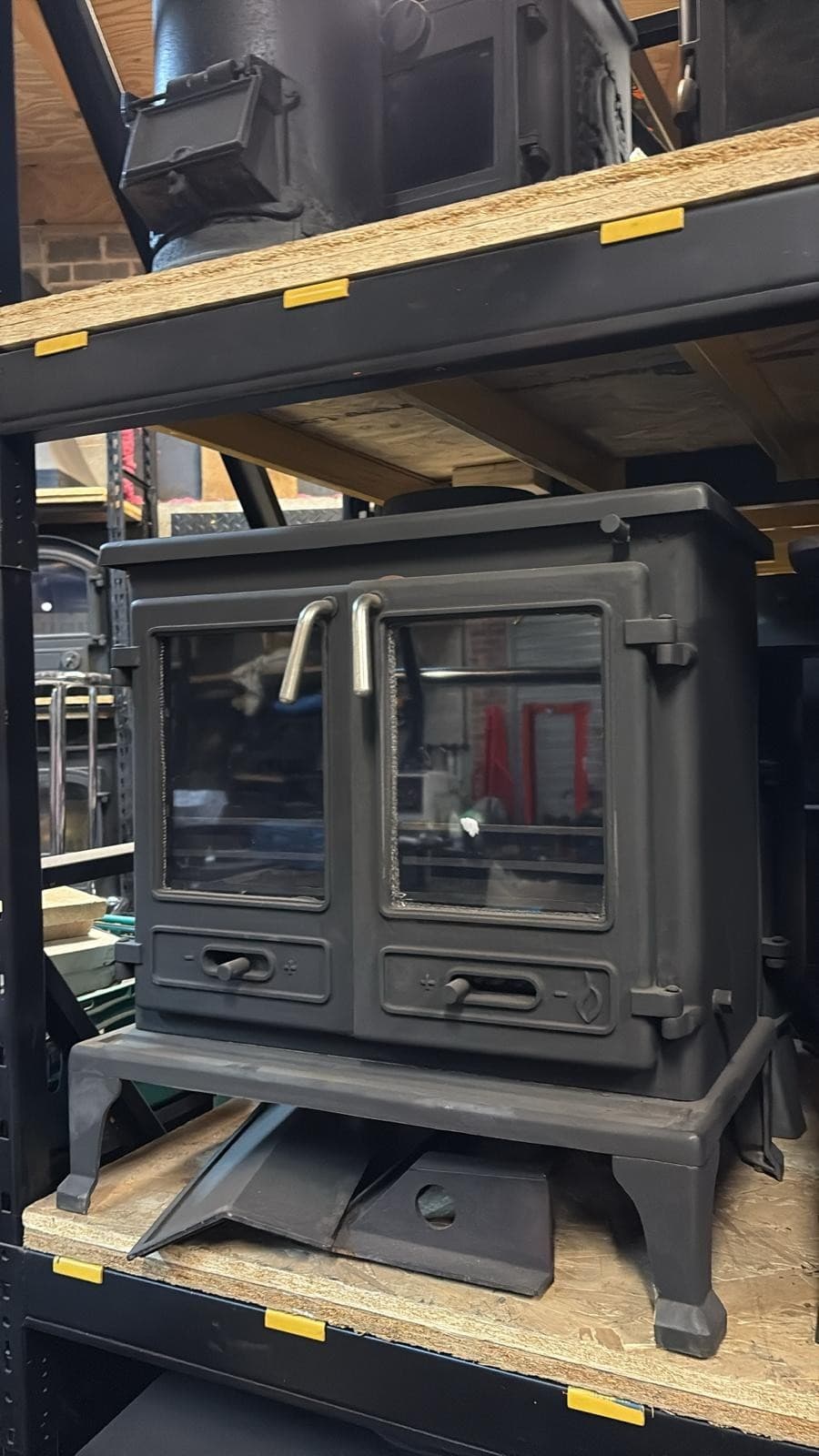 fIREFOX 12 Stove 8kw, MULTIFUEL, (log,wood+burner), DEFRA, ๐๐๐ โ view 3