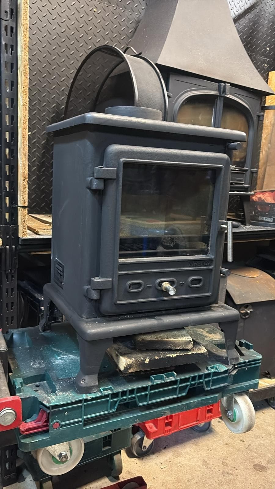 Firefox 5 Stove 5kw, MULTIFUEL, COAL(log,wood+burner), CAST IRON , 🚚🚚🚚 — view 2