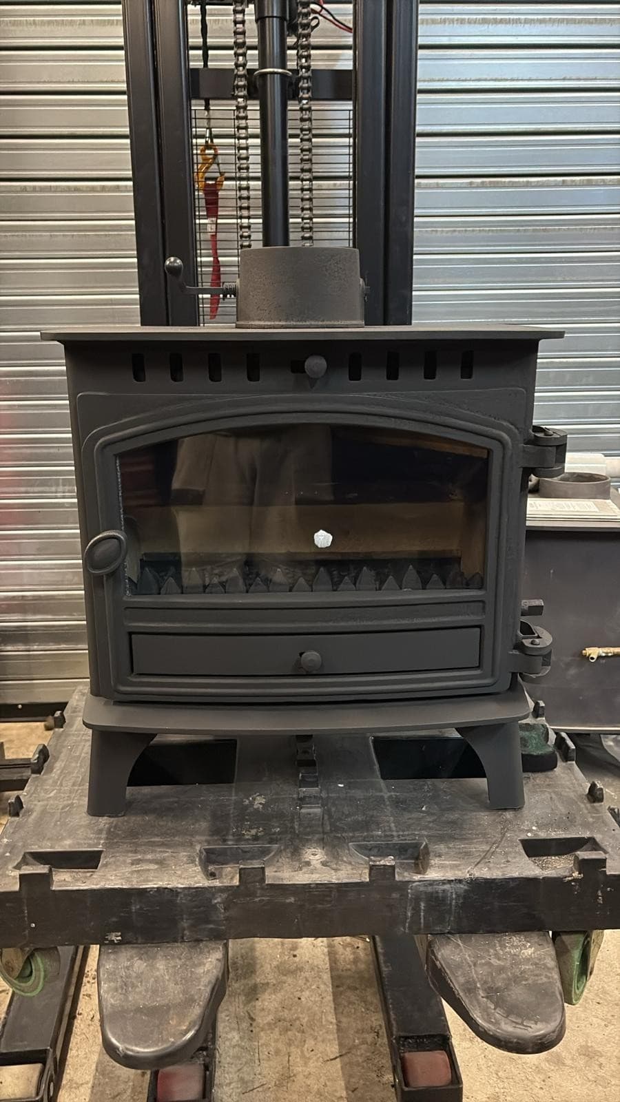 Hunter Herald 8 Stove Mk2 8kw, MULTIFUEL, (log,wood+burner), DEFRA, ๐๐