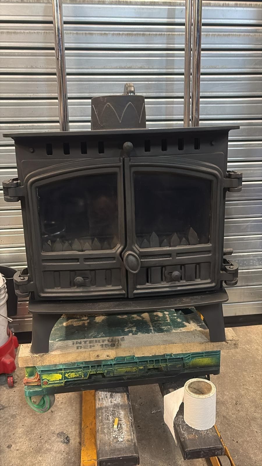 Hunter Herald 8 Stove Mk2 8kw, BOILER, MULTIFUEL, (log,wood+burner), , ๐๐