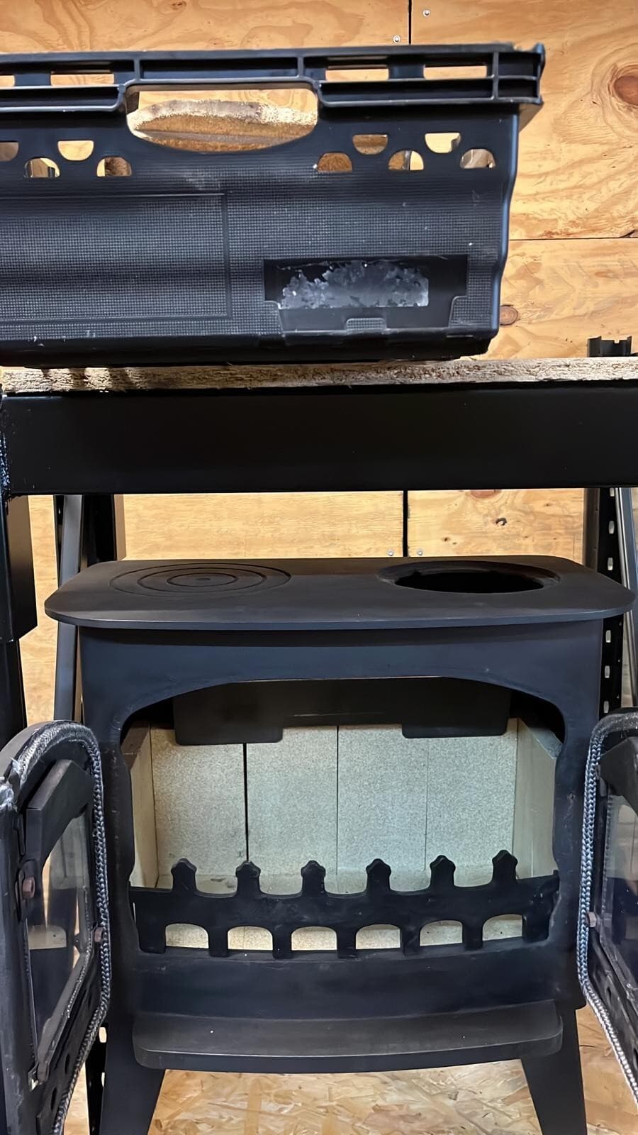 VILLAGER FLAT TOP Stove, 7kW WOODBURNER, (log,wood+burner), 🚚🚚🚚 — view 4