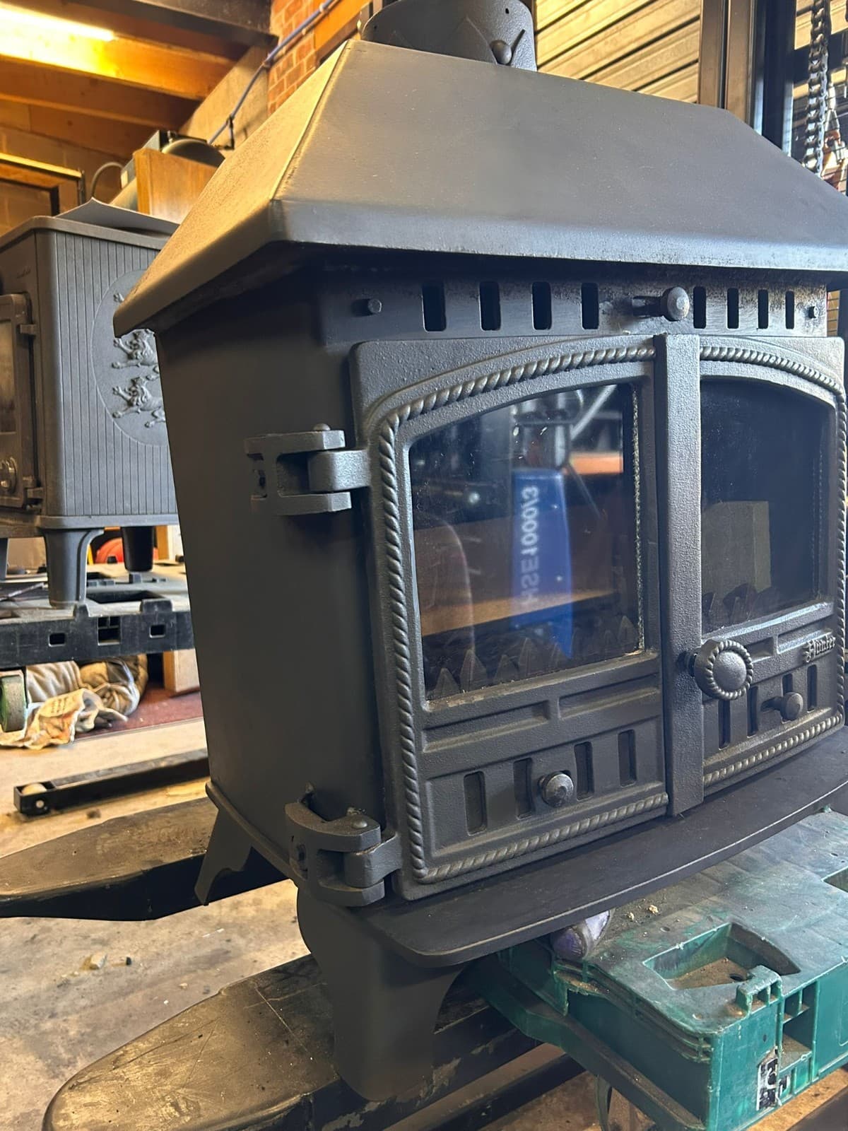 Hunter Herald 8 Stove 8kw, MULTIFUEL, COAL (log,wood+burner), 🚚🚚🚚 — view 2