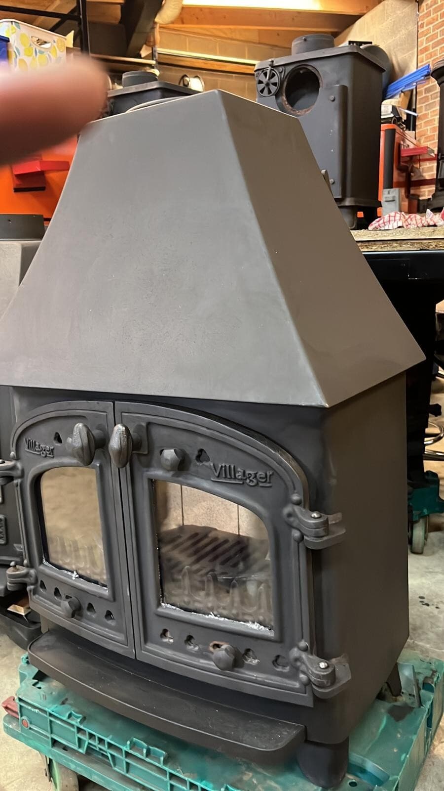 Villager Canopy Stove, 7kW MULTIFUEL, (log,wood+burner), 🚚🚚🚚 — view 3