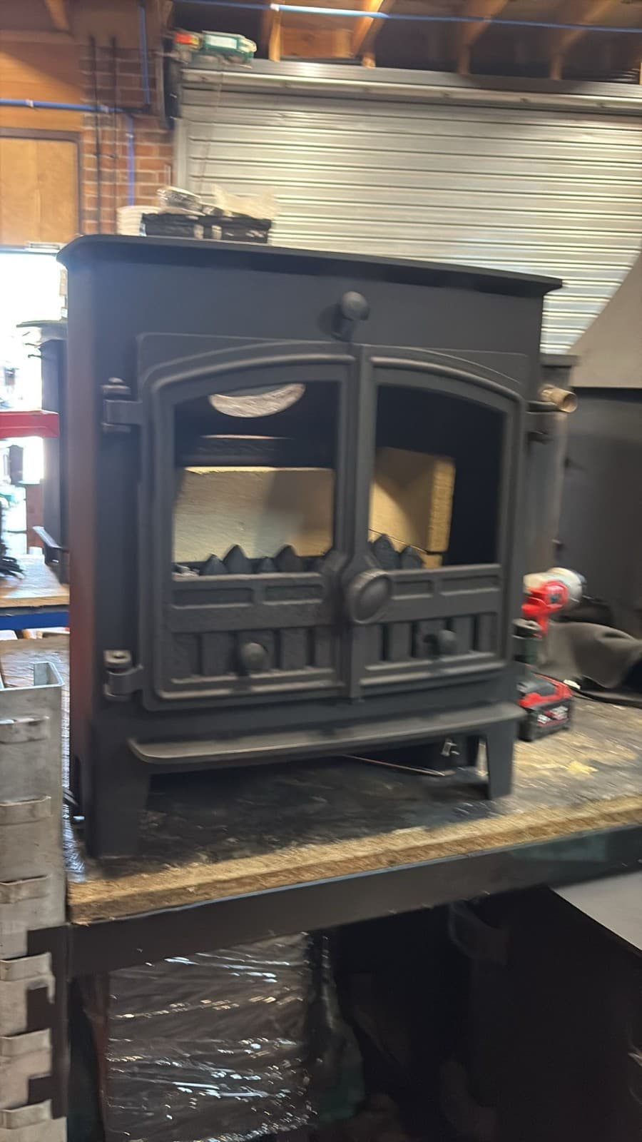 HUNTER Inset Stove 5Kw, Multifuel DELIVERY — view 3
