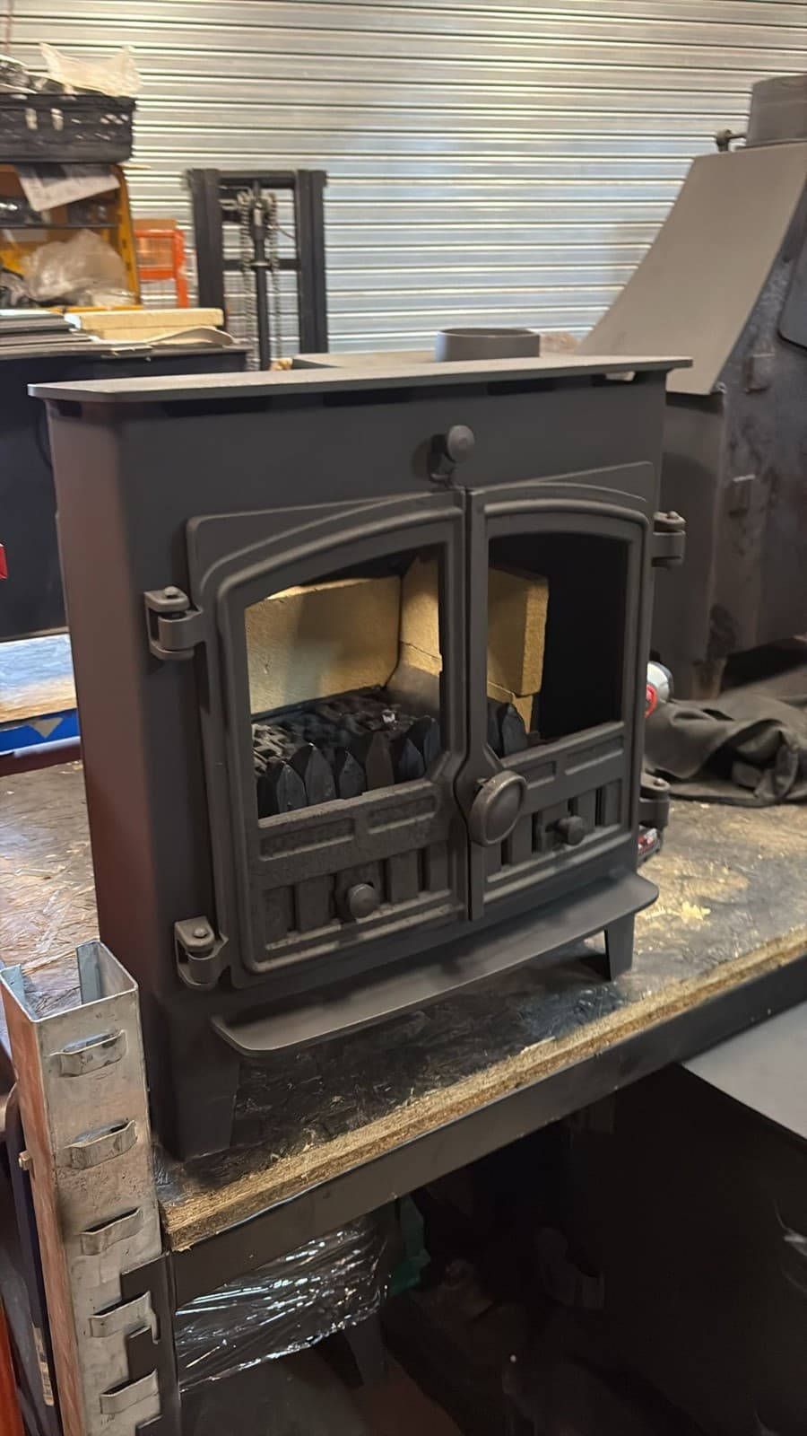 HUNTER Inset Stove 5Kw, Multifuel DELIVERY — view 2