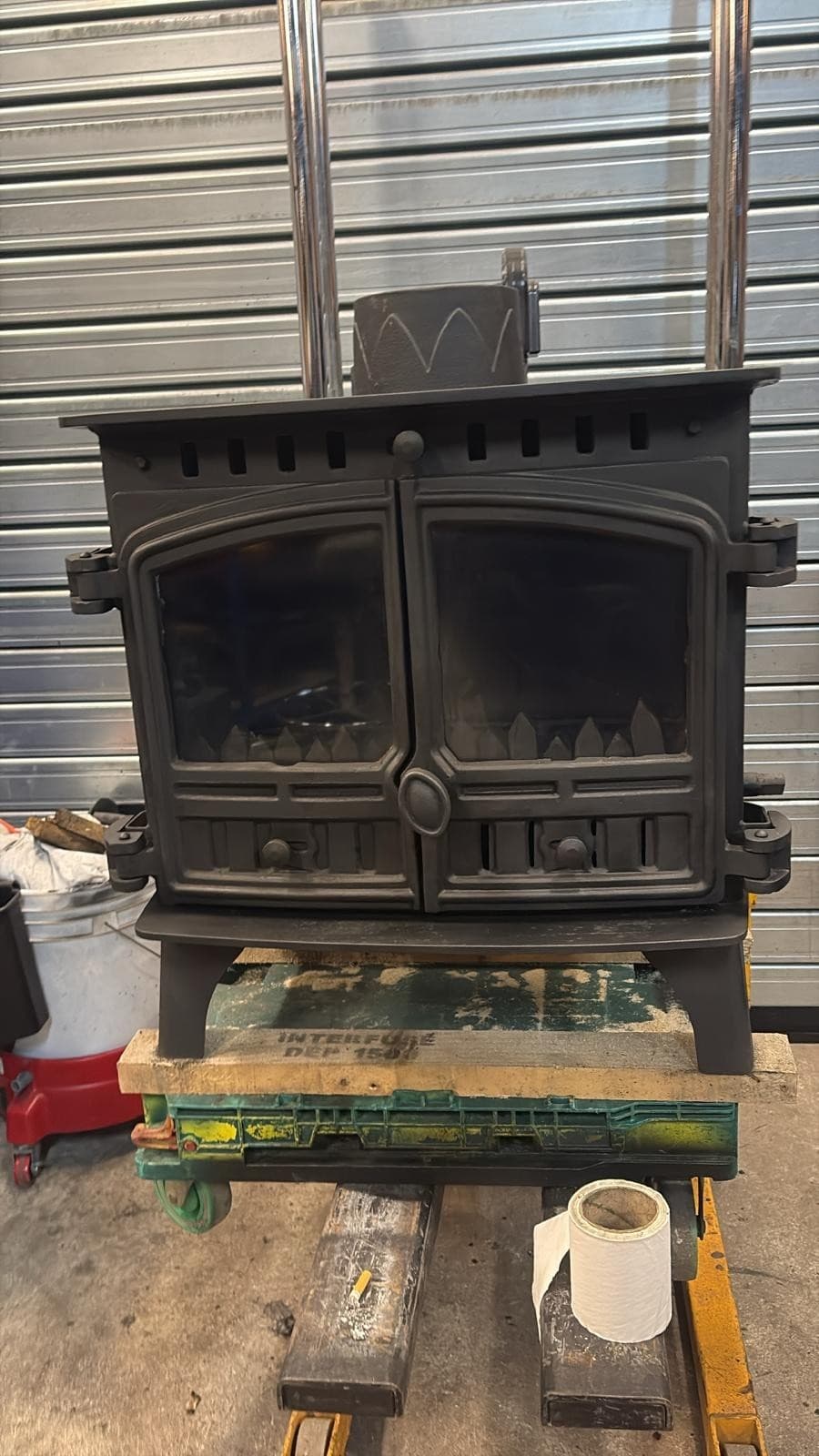Hunter Herald 8 Stove 8kw, BOILER, MULTIFUEL, COAL (log,wood+burner), 🚚🚚 — view 3