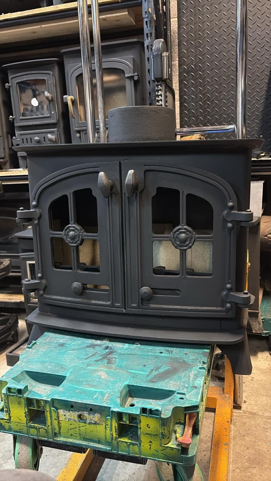 Yeoman EXE Stove 7 Kw, FLAT TOP STOVE, Multifuel, (log,wood+burner), 🚚🚚 🚚 — view 5