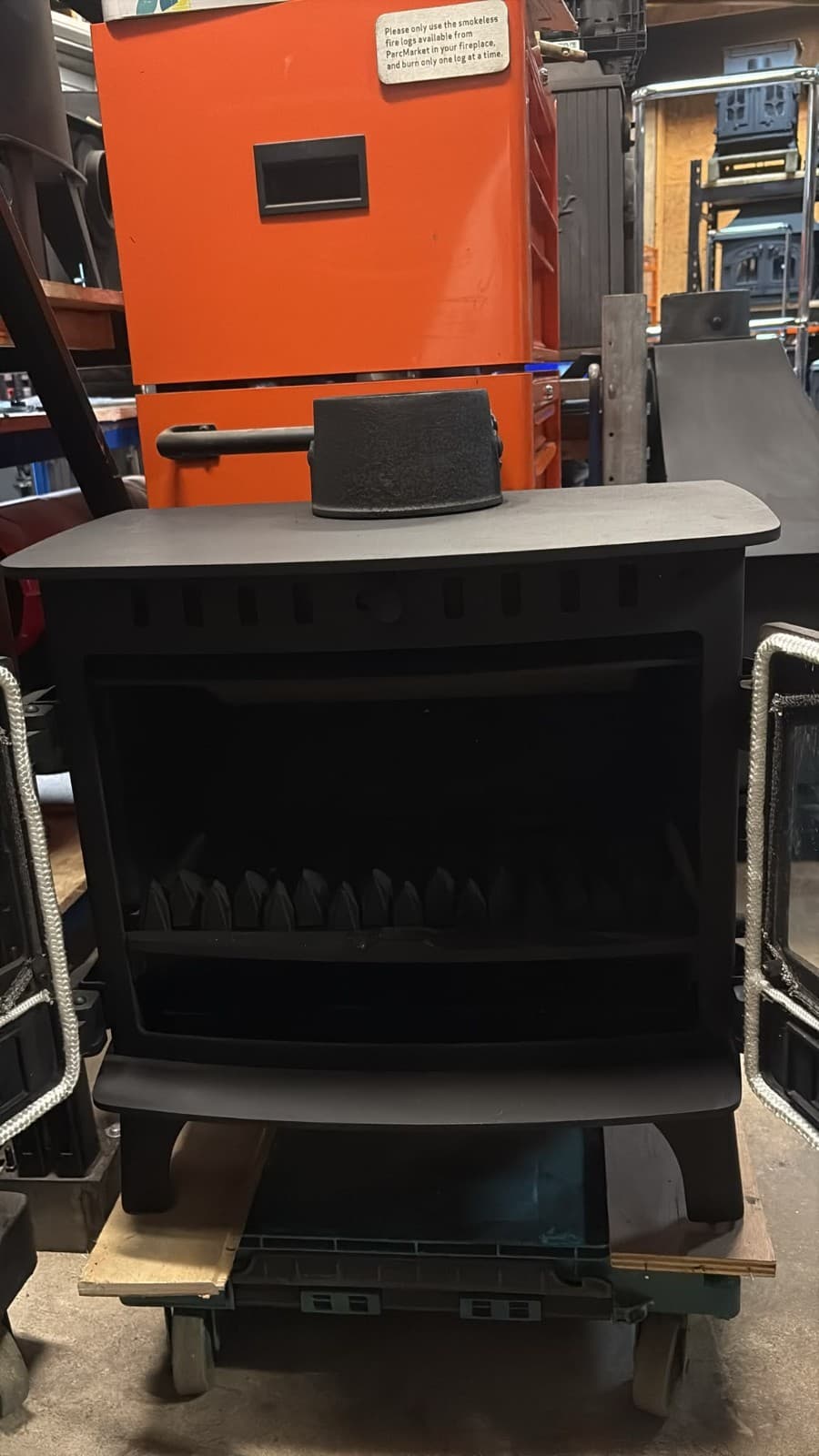 Hunter Herald 8 Stove 8kw, BOILER, MULTIFUEL, COAL (log,wood+burner), ๐๐ โ view 5