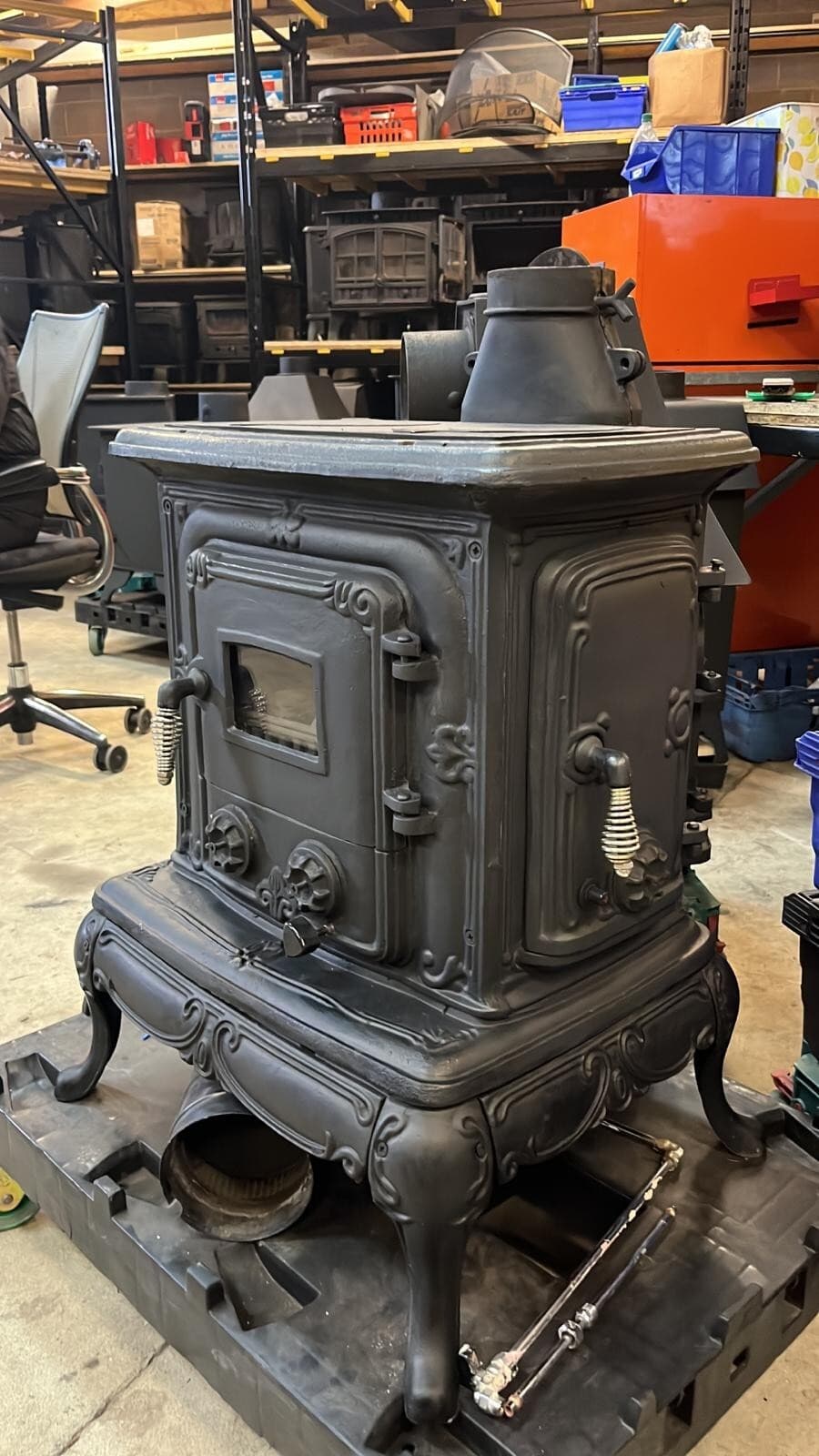 Vintage Cast iron Parlour Gas stove 4.7kw small gas stove — view 5