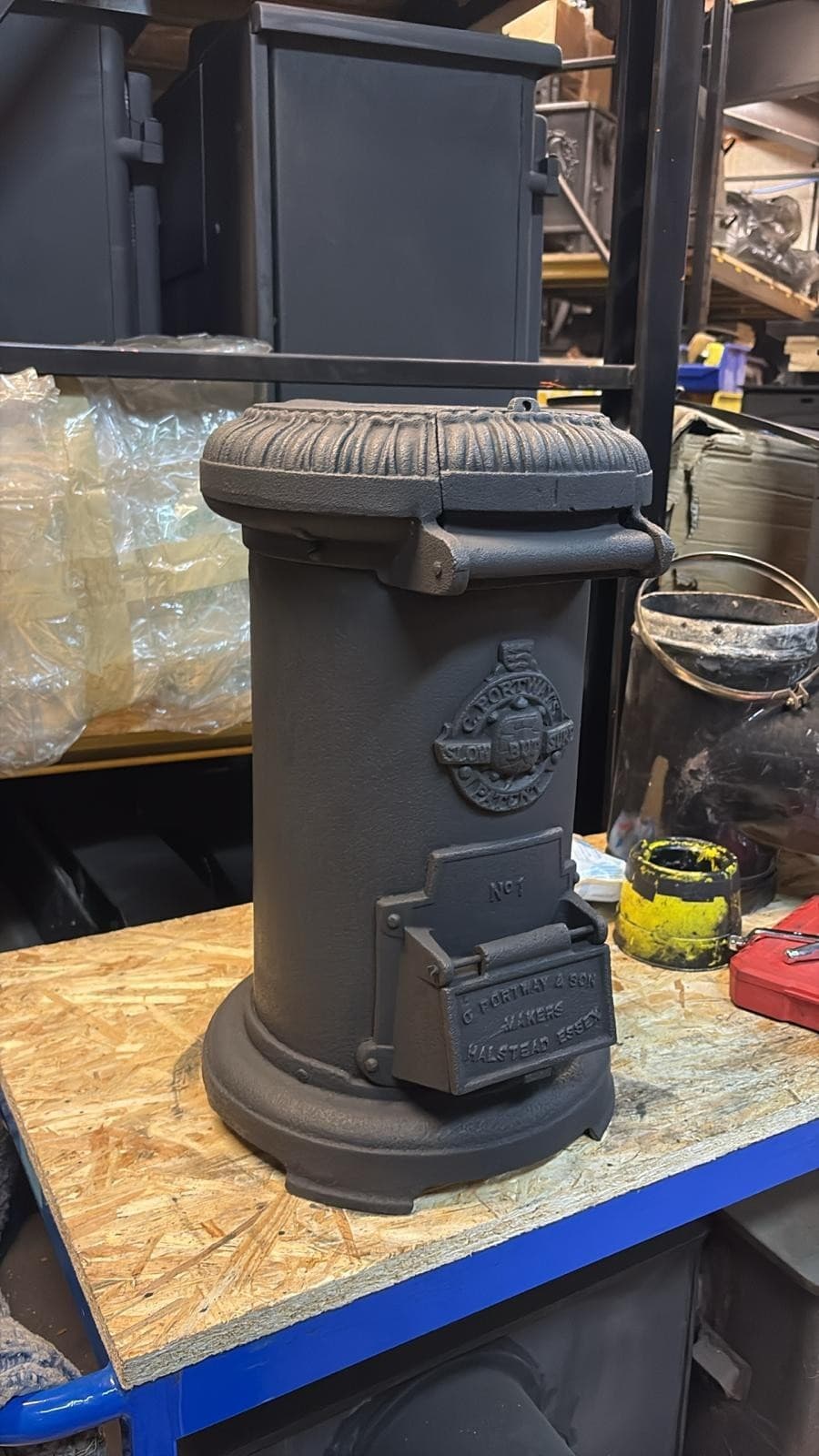 VINTAGE The Tortoise No1 Stove LOG BURNER WOOD BURNING STOVE 4-5KW BRAND NEW — view 2