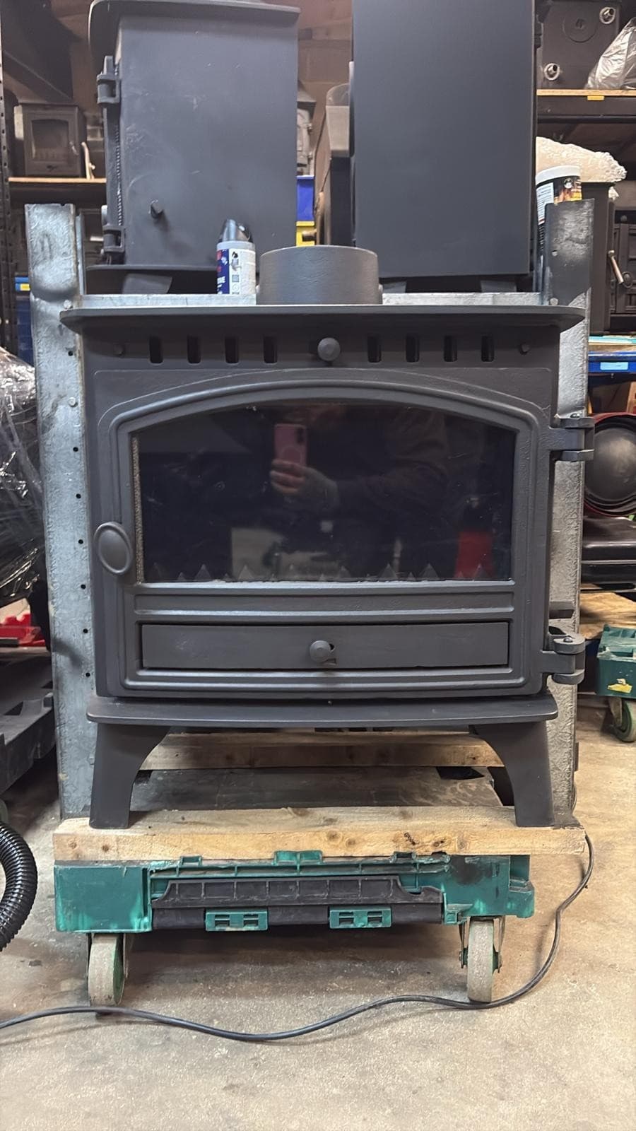 Hunter Herald 8 Stove 8kw, BOILER, MULTIFUEL, (log,wood+burner), , 🚚🚚🚚 — view 4