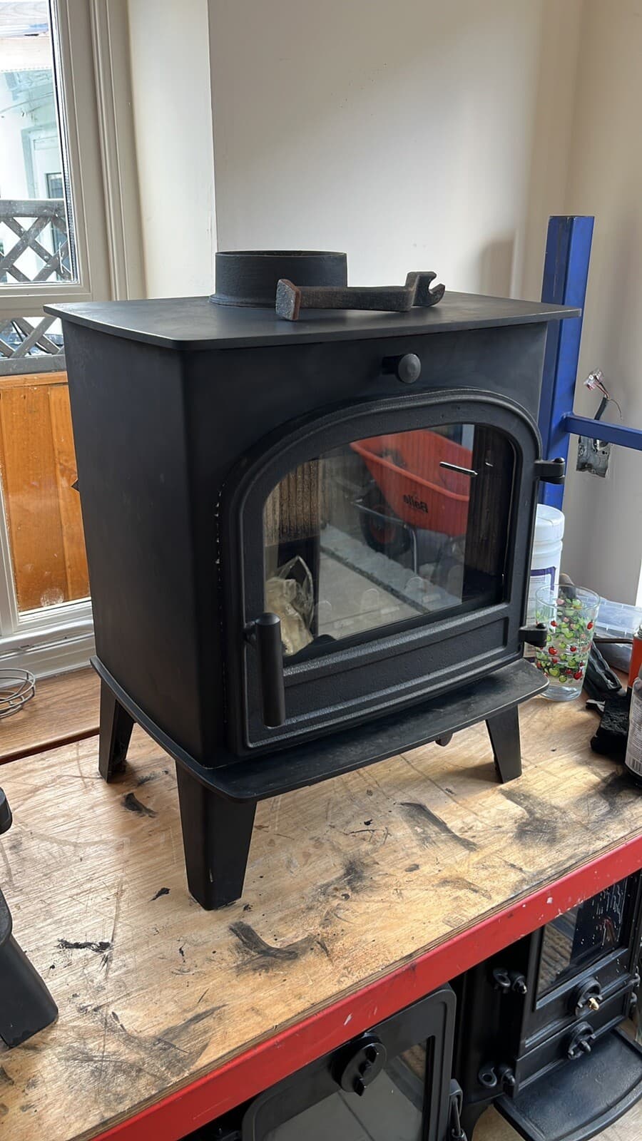 Hunter Cleanburn Lovenholm Stove, MULTIFUEL, (log,wood+burner), DEFRA, eco stove — view 3