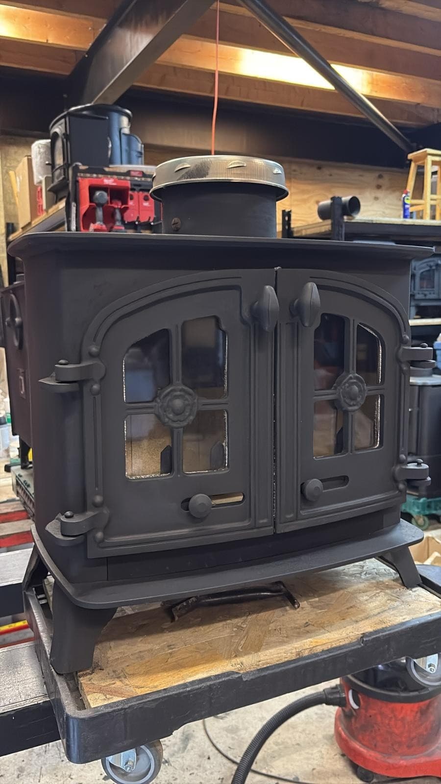 Yeoman Devon Stove 9Kw, FLAT TOP STOVE, Multifuel, (log,wood+burner), ๐๐ ๐ โ view 2