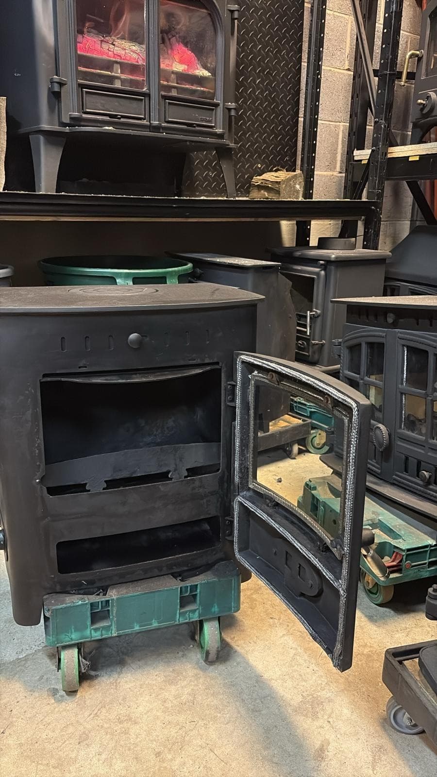Arada Stratford Ecoboiler EB12HE multifuel Stove COAL(log,wood+burner), DEFRA, — view 2
