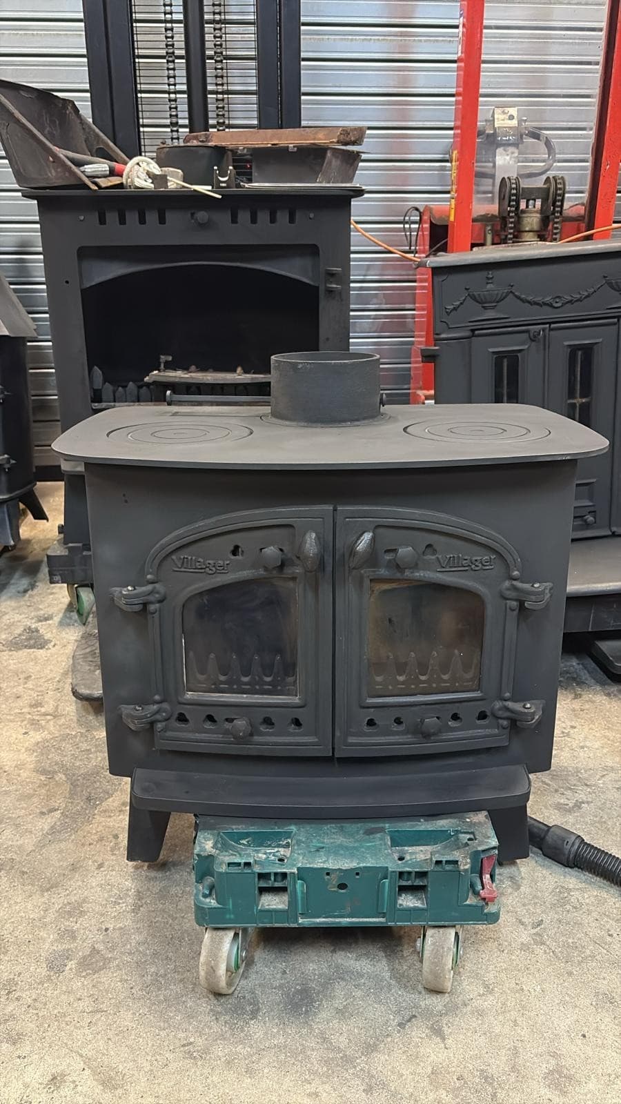 Villager A Range Stove, 16KW Stove MULTIFUEL, COAL (log,wood+burner), DEFRA, ๐ โ view 4