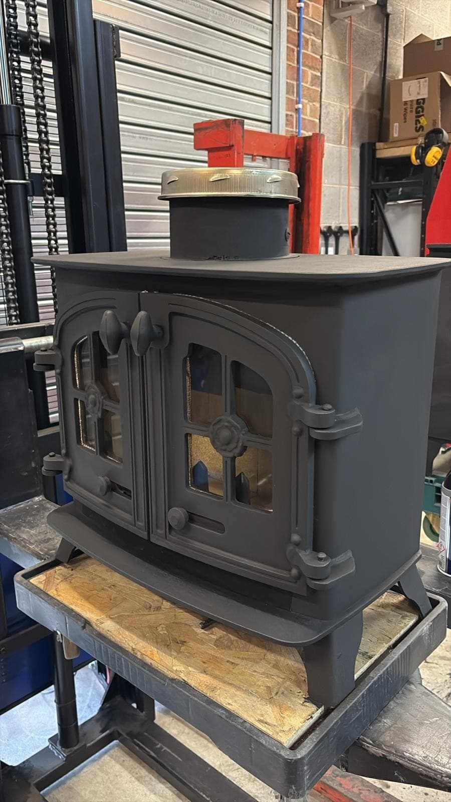Yeoman Devon Stove 9Kw, FLAT TOP STOVE, Multifuel, (log,wood+burner), ๐๐ ๐ โ view 5