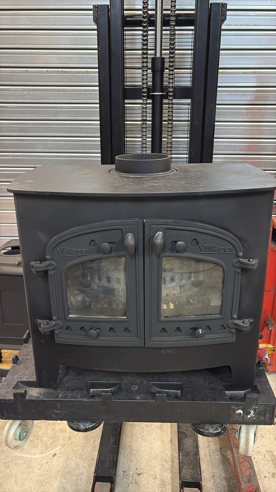 Villager A Range Stove, 12KW Stove MULTIFUEL, (log,wood+burner), DEFRA, ๐๐ โ view 5