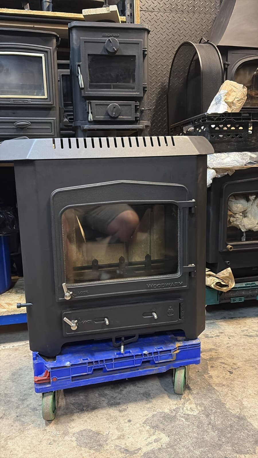 WOODWARM FIREVIEW Inset Stove 5Kw, Multifuel DELIVERY LOGBURNER WOODBURNER — view 2