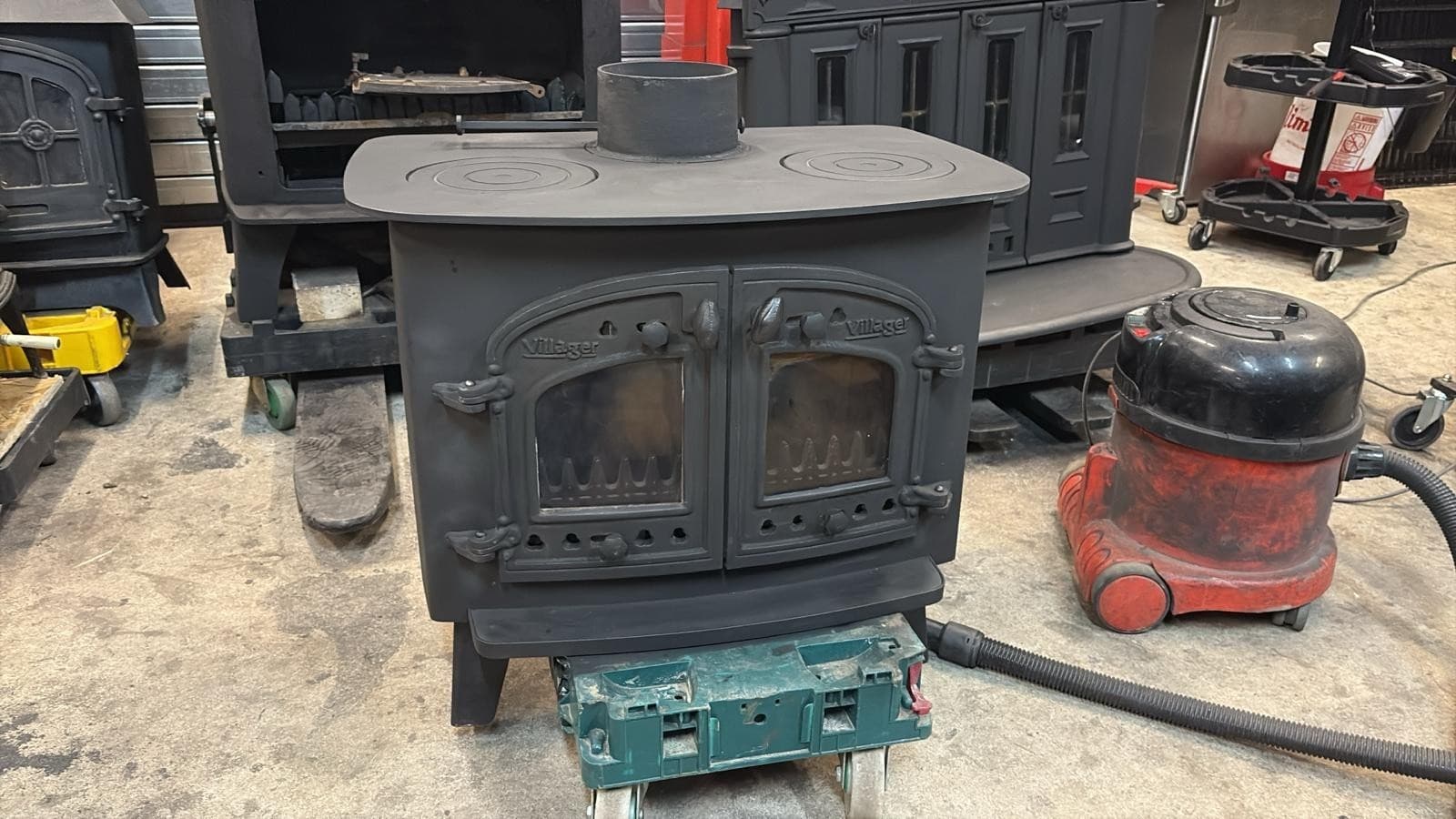 Villager A Range Stove, 16KW Stove MULTIFUEL, COAL (log,wood+burner), DEFRA, ๐