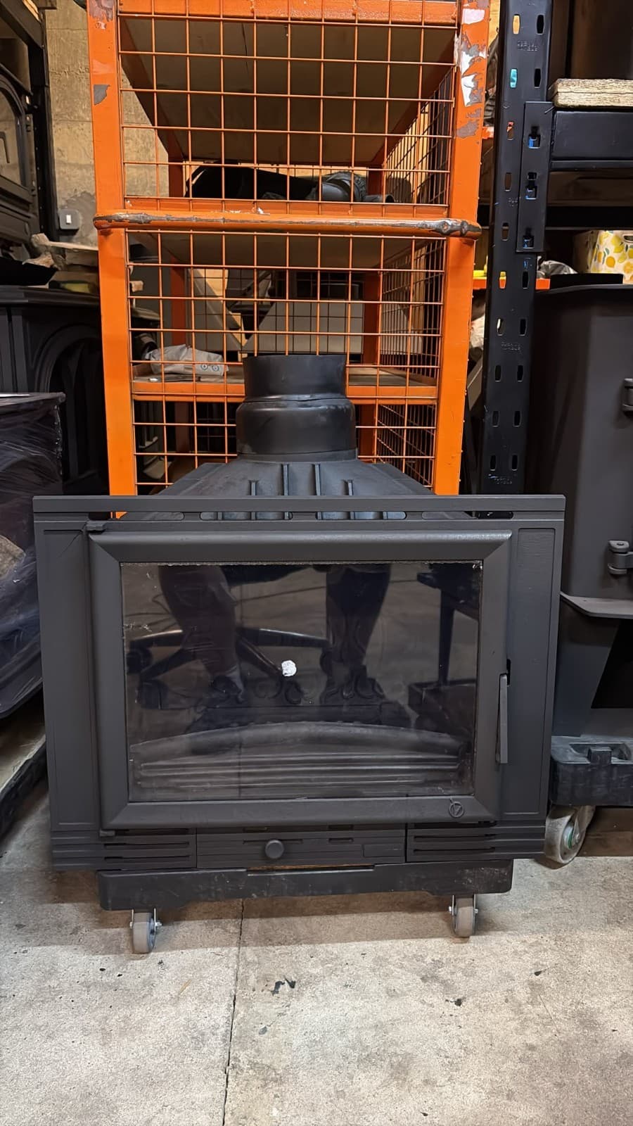 Penman VEGA Stove, 5kW, MULTIFUEL, (log,wood+burner), ๐๐ INSET โ view 4