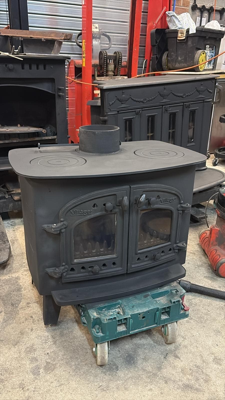 Villager A Range Stove, 16KW Stove MULTIFUEL, COAL (log,wood+burner), DEFRA, ๐ โ view 2