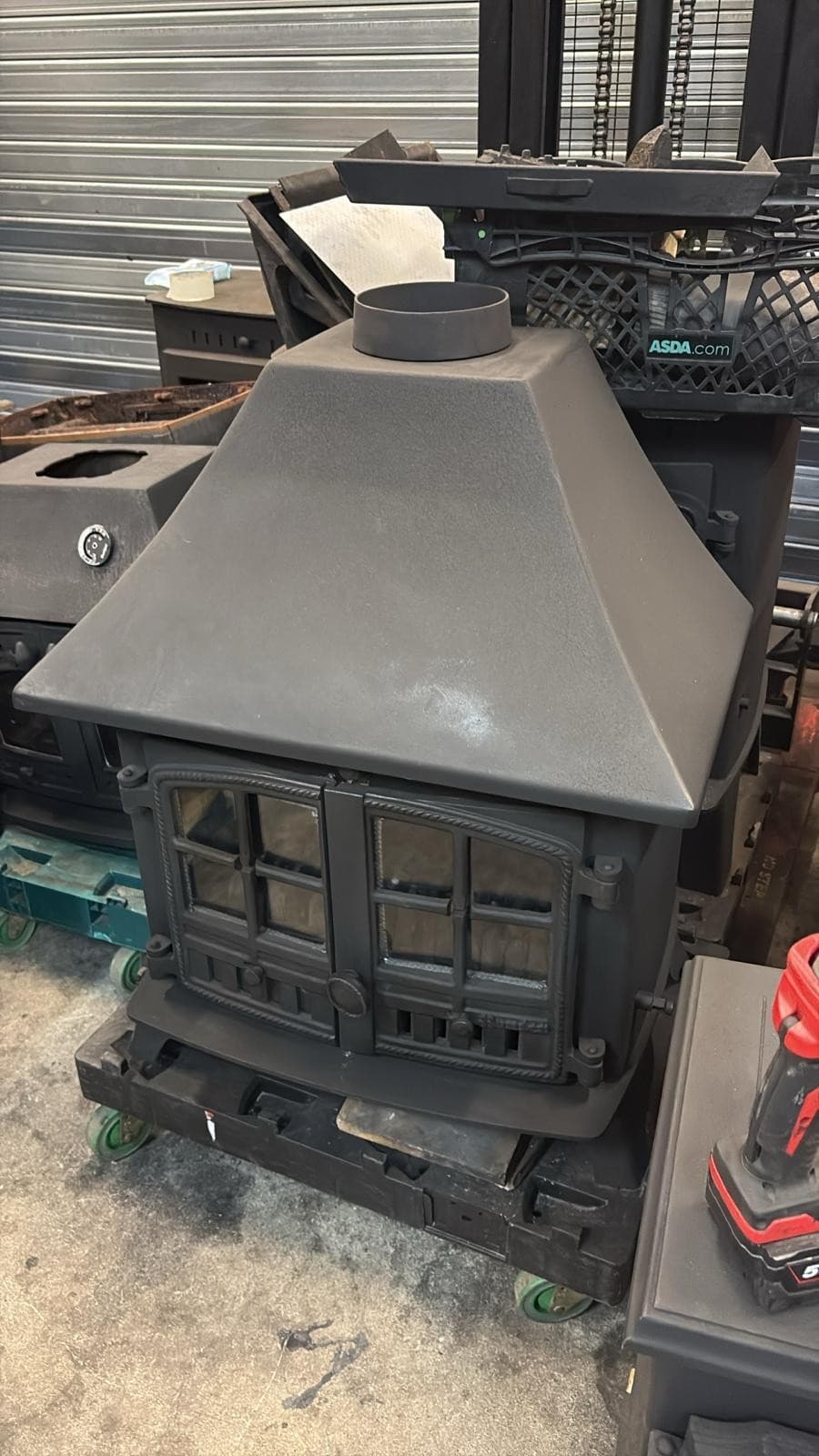 hunter herald 14 Stove, 14KW, MULTIFUEL, (log,wood+burner)🚚🚚 — view 5