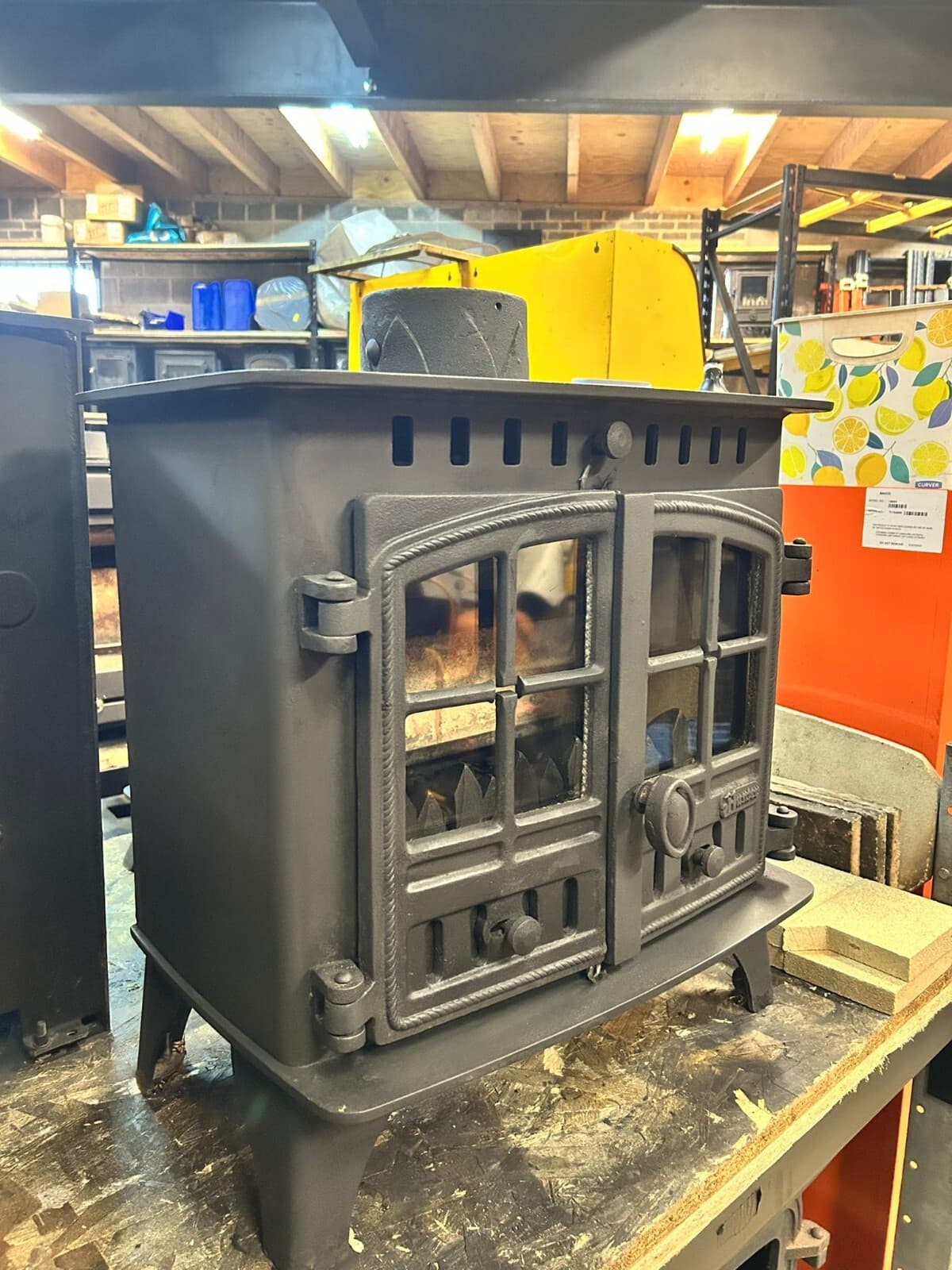 Hunter Herald 6 Stove 6kw, MULTIFUEL, (log,wood+burner), brass handle, 🚚🚚🚚 — view 4