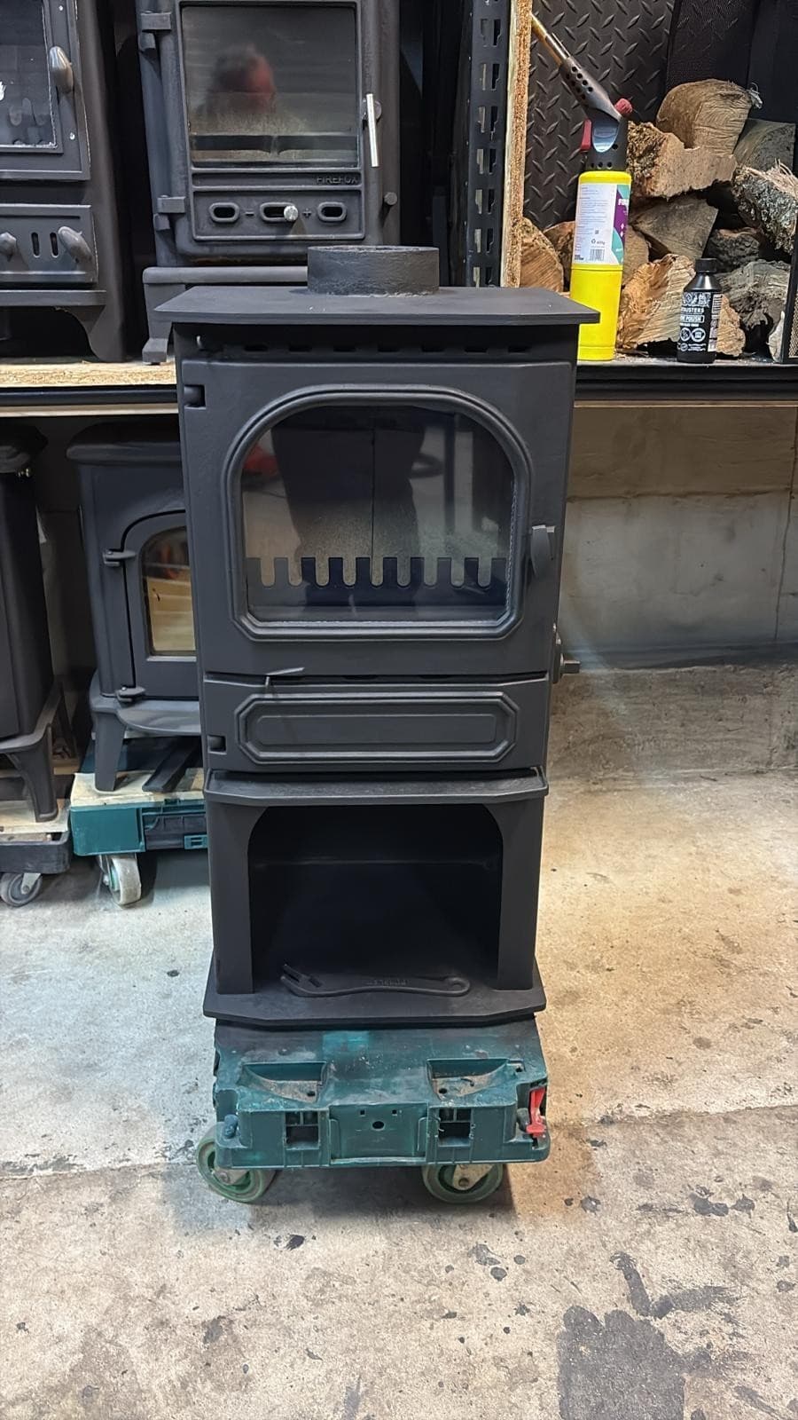Dunsley Highlander 5 Stove on stand 5kw, , MULTIFUEL, (log,wood+burner) 🚚 — view 4