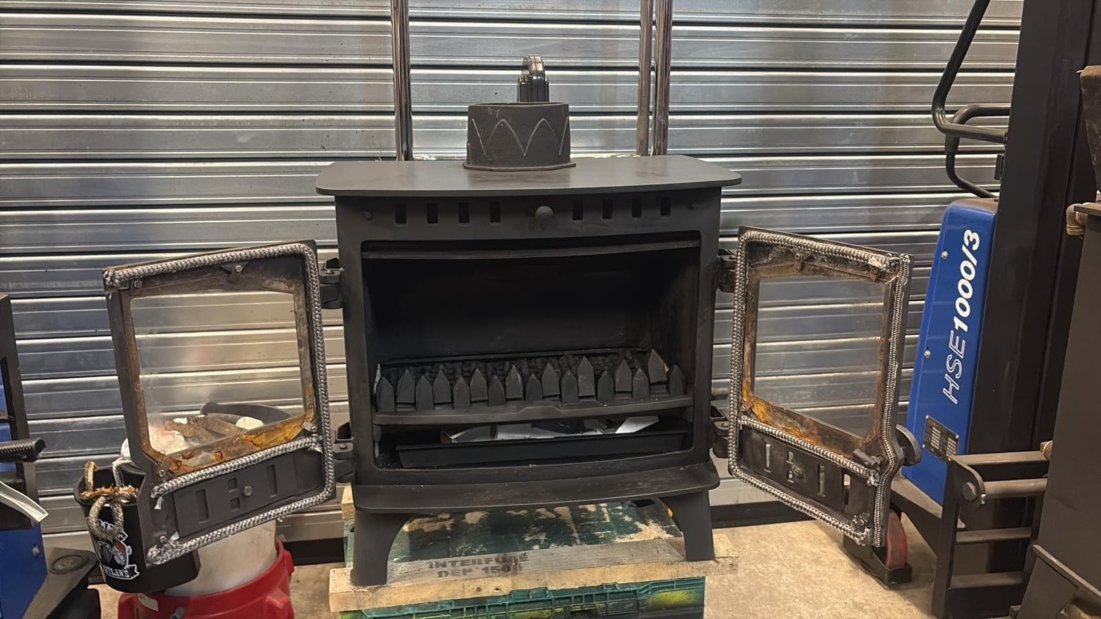 Hunter Herald 8 Stove Mk2 8kw, BOILER, MULTIFUEL, (log,wood+burner), , ๐๐ โ view 2