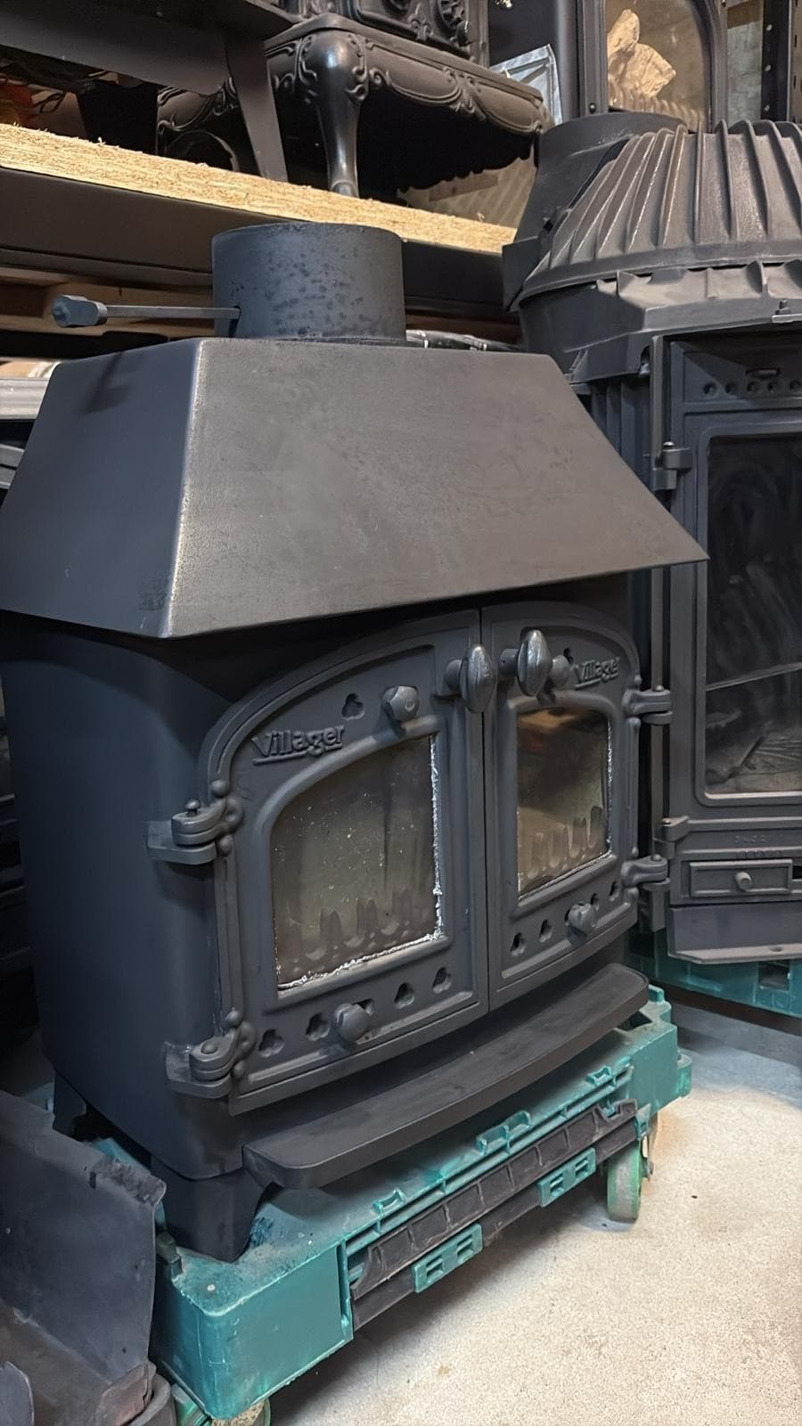 VILLAGER B range stove Stove, 7kW WOODBURNER, (log,wood+burner), ๐๐๐