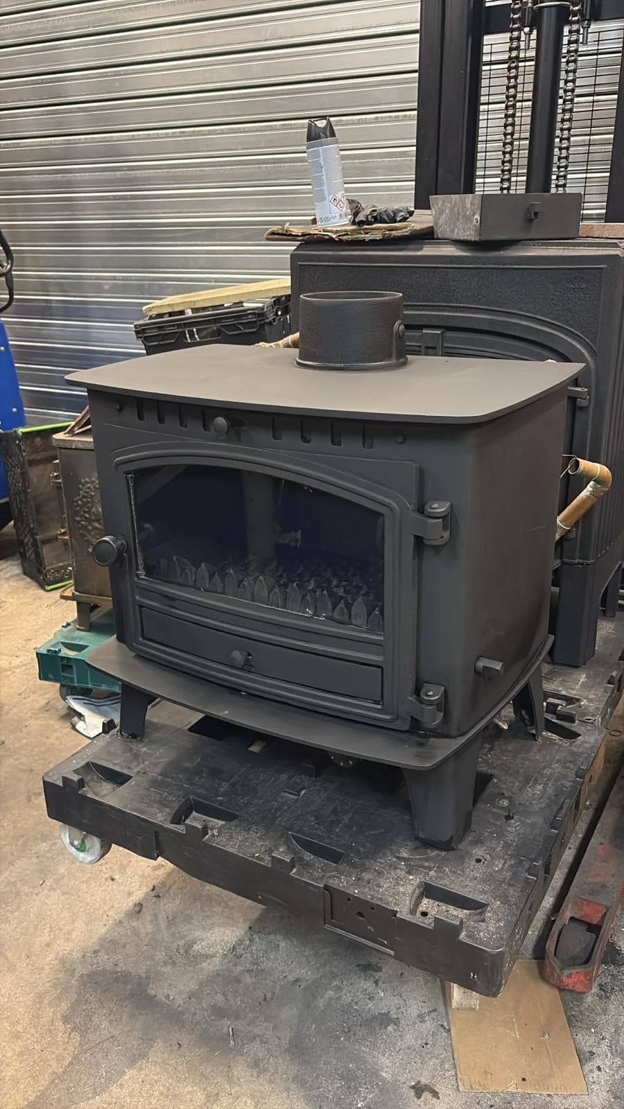 Hunter Herald 14 BOILER Stove, 14KW, MULTIFUEL, (log,wood+burner) BOILER ๐๐