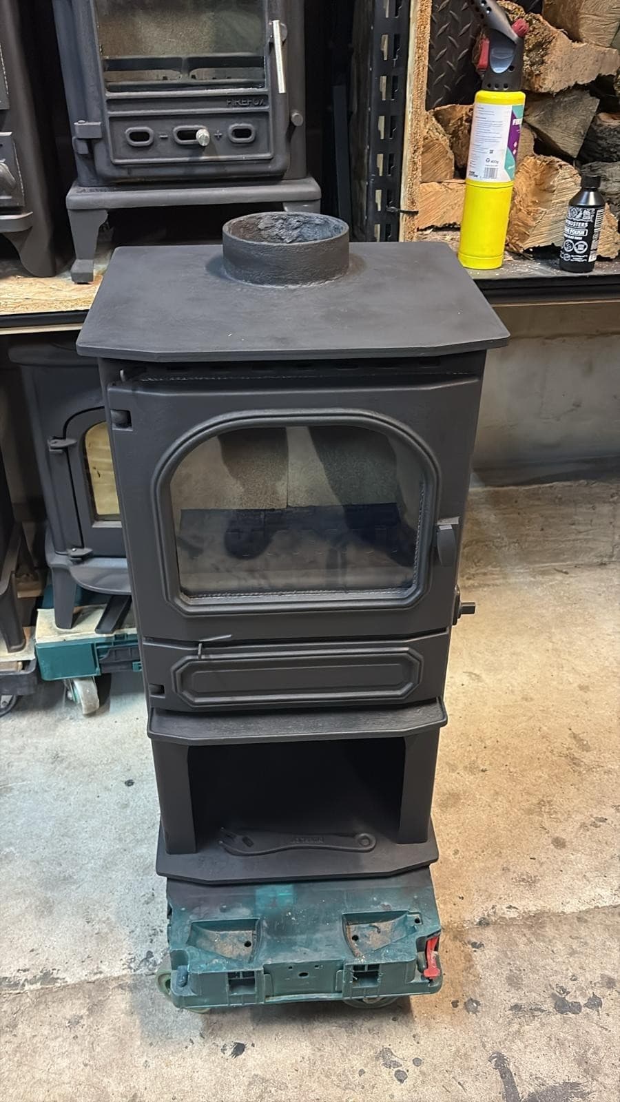 Dunsley Highlander 5 Stove on stand 5kw, , MULTIFUEL, (log,wood+burner) 🚚 — view 3