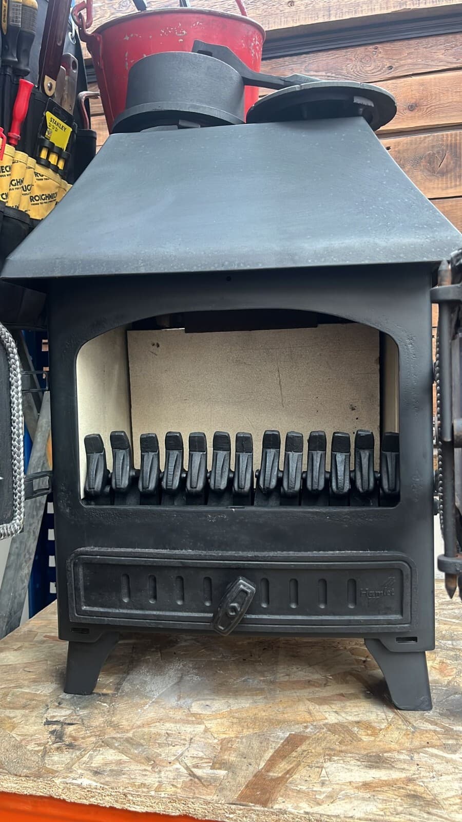 Aarrow Hamlet 5kw Stove, MULTIFUEL, (log,wood+burner), ๐๐๐ โ view 2