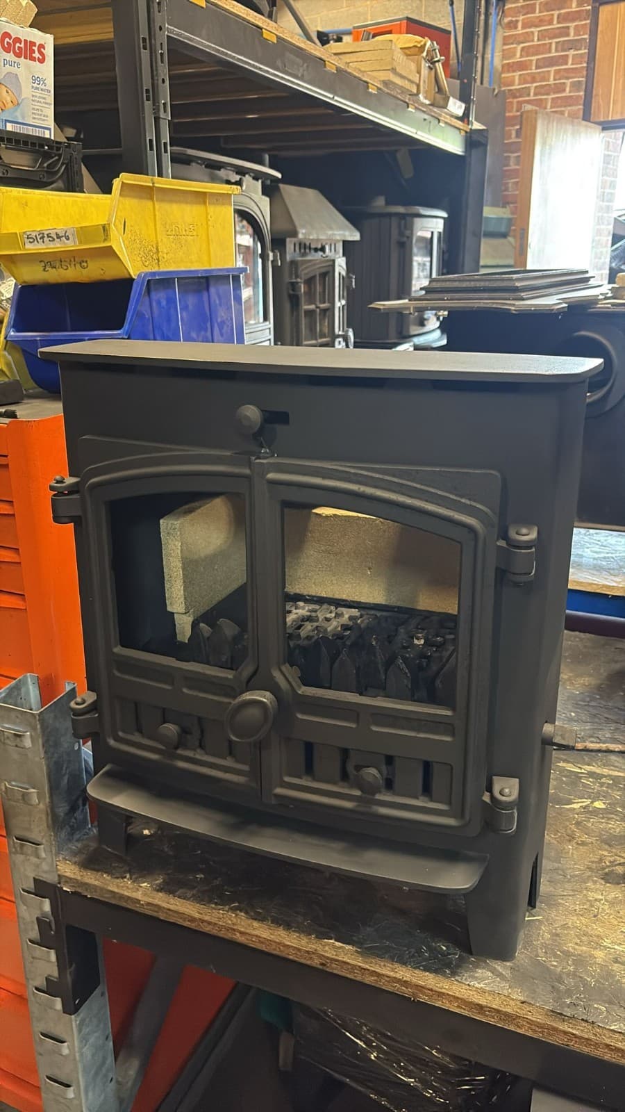 HUNTER Inset Stove 5Kw, Multifuel DELIVERY
