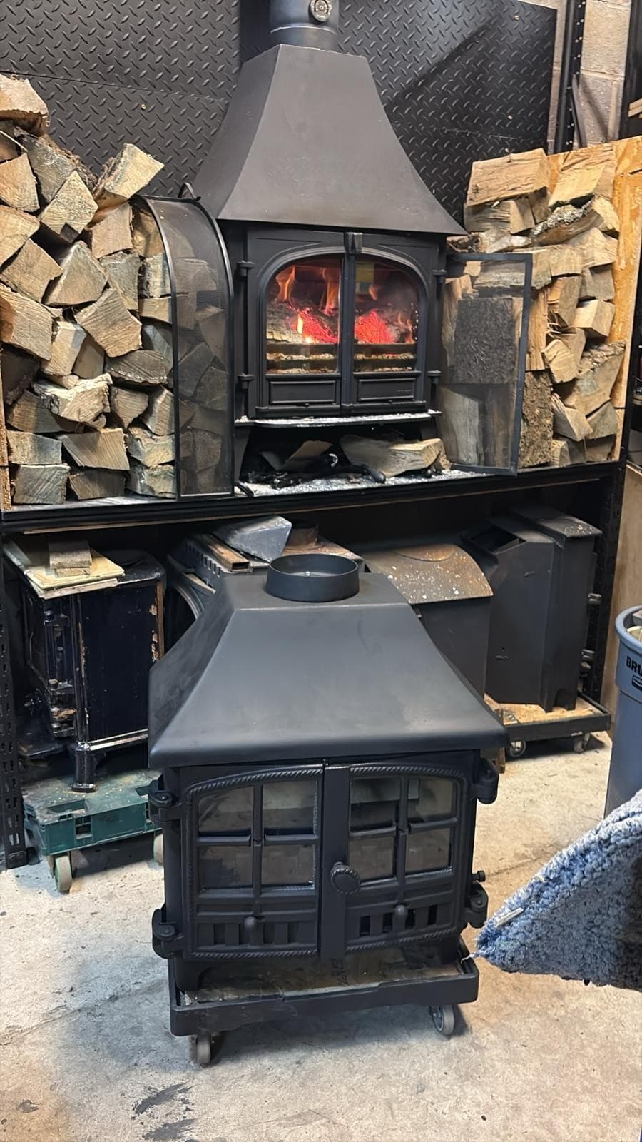 Hunter Herald 8 Stove 8kw, COAL, MULTIFUEL, (log,wood+burner), DELIVERY ๐๐