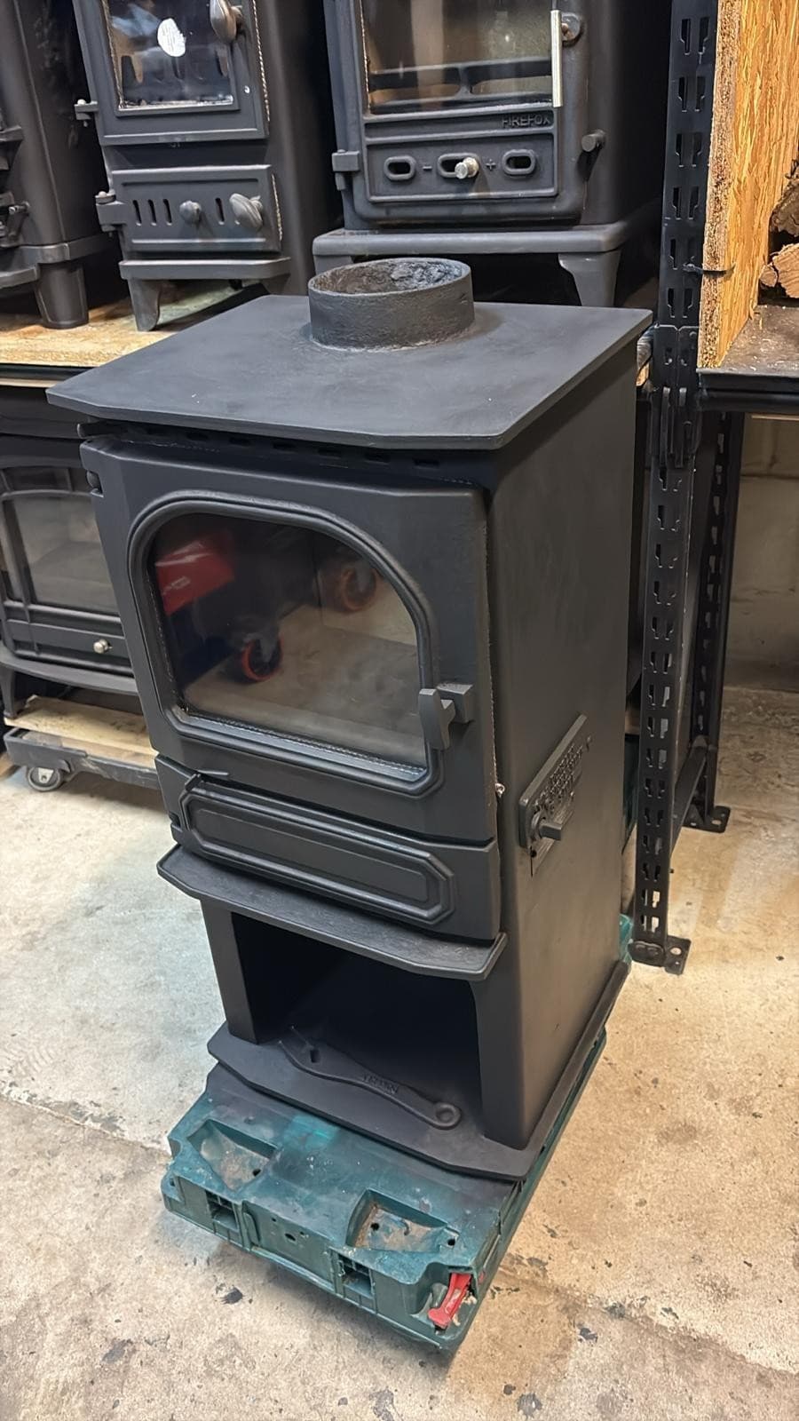 Dunsley Highlander 5 Stove on stand 5kw, , MULTIFUEL, (log,wood+burner) 🚚 — view 2