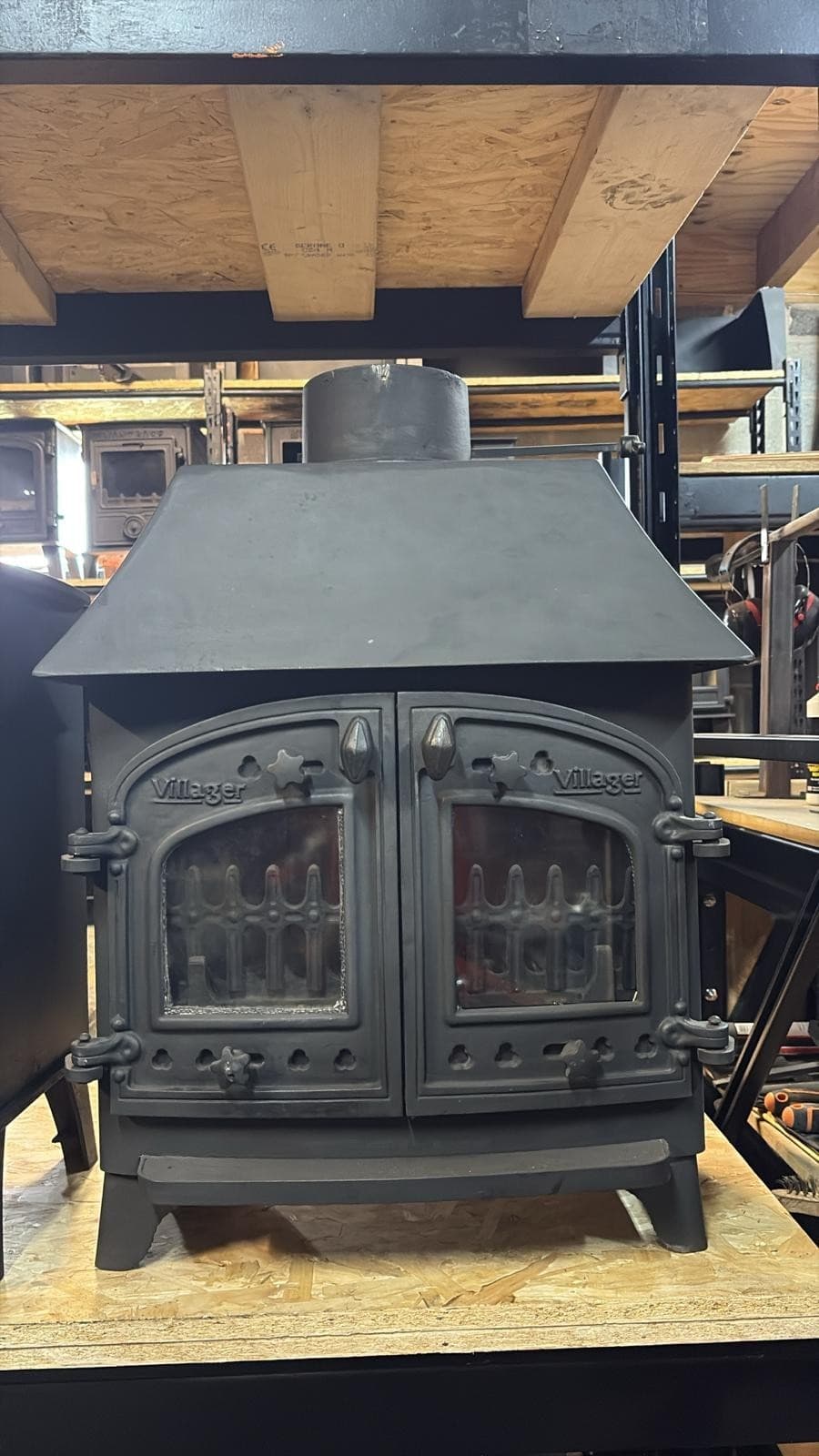 Villager Flatmate Stove, 7kW, Canopy MULTIFUEL, COAL(log,wood+burner), ๐๐๐ โ view 3