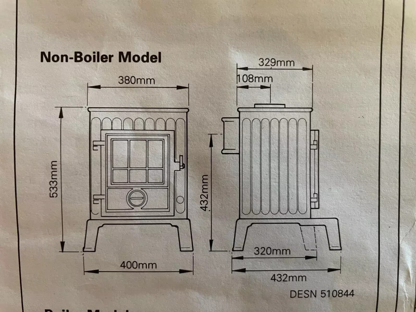 Aga Coalbrookdale Little Wenlock, Stove, 5kW, MULTIFUEL, (log,wood+burner)๐๐ โ view 5