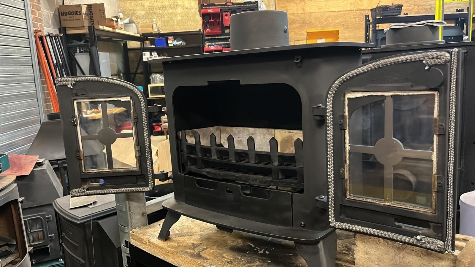 Yeoman Devon Stove 9Kw, FLAT TOP STOVE, Multifuel, (log,wood+burner), 🚚🚚 🚚 — view 5
