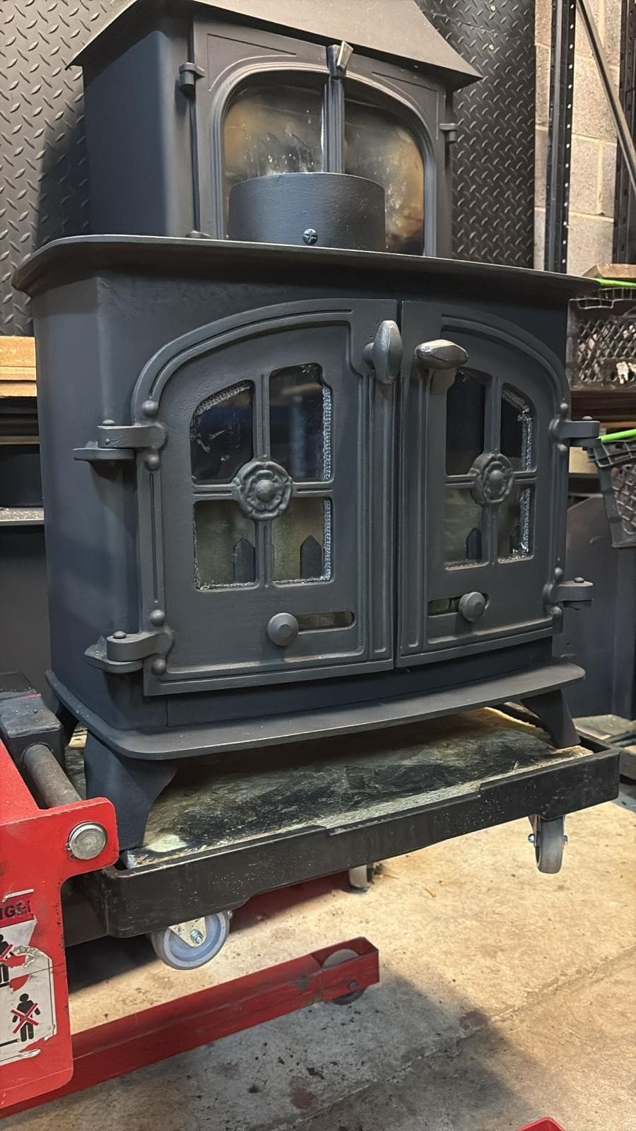 Yeoman EXE Stove 7 Kw, FLAT TOP STOVE, Multifuel, (log,wood+burner), ๐๐ ๐ โ view 2