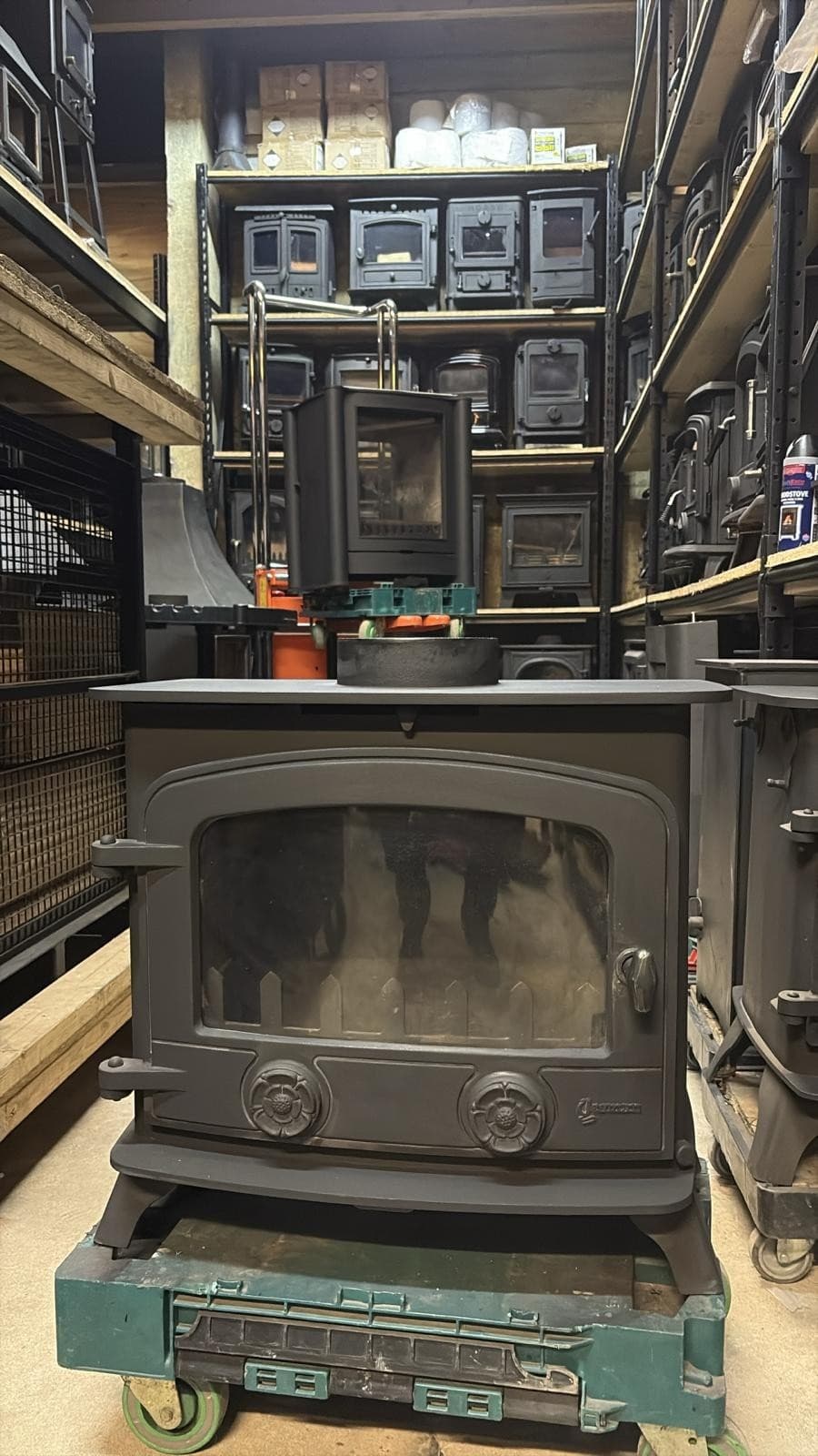 Yeoman EXE Stove 7 Kw, FLAT TOP STOVE, WOOD STOVE , (log,wood+burner), 🚚🚚 🚚 — view 2